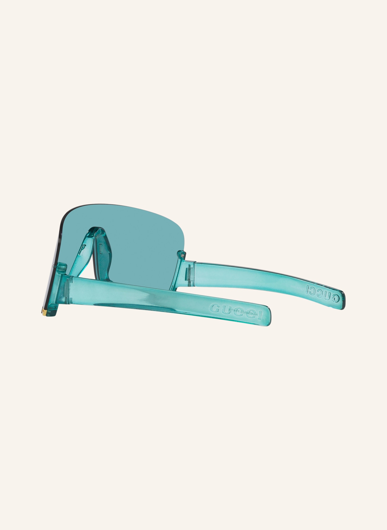 GUCCI Sunglasses GC002162, Color: 1550J1 - BLUE/ GREEN (Image 4)