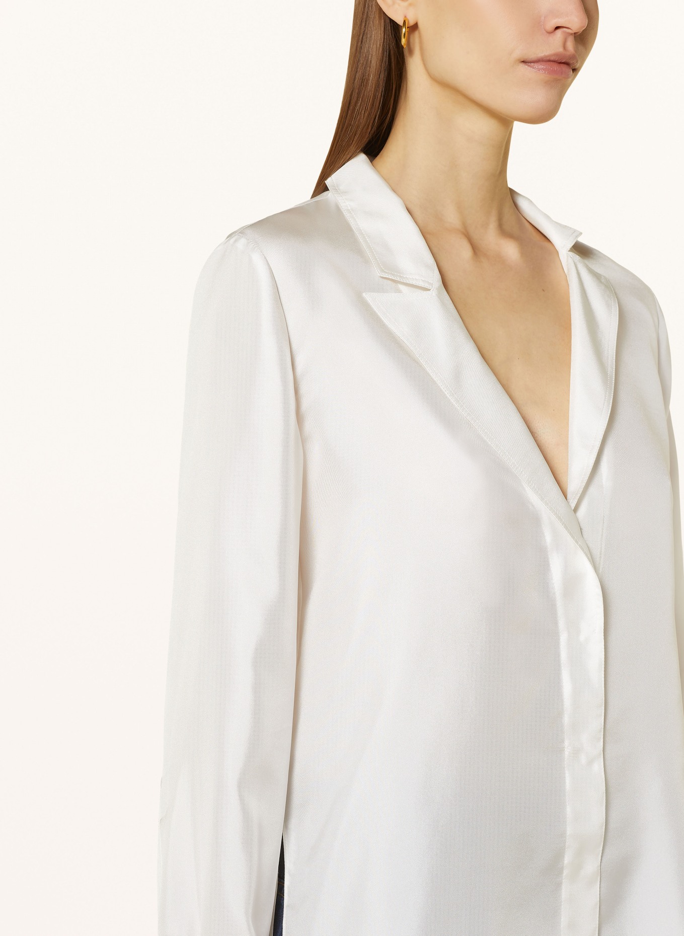 DOROTHEE SCHUMACHER Seidenbluse TRENCH IT UP II, Farbe: WEISS (Bild 4)