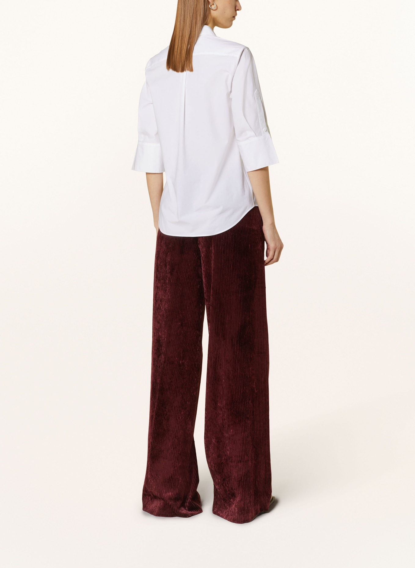 DOROTHEE SCHUMACHER Shirt blouse POPLIN POWER with 3/4 sleeves, Color: WHITE (Image 3)