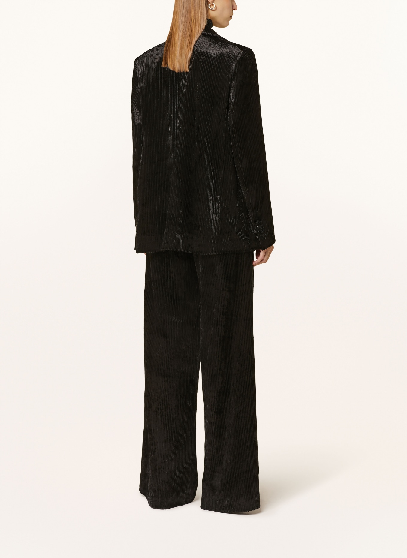 DOROTHEE SCHUMACHER Longblazer MODERN STRUCTURE aus Cord, Farbe: SCHWARZ (Bild 3)