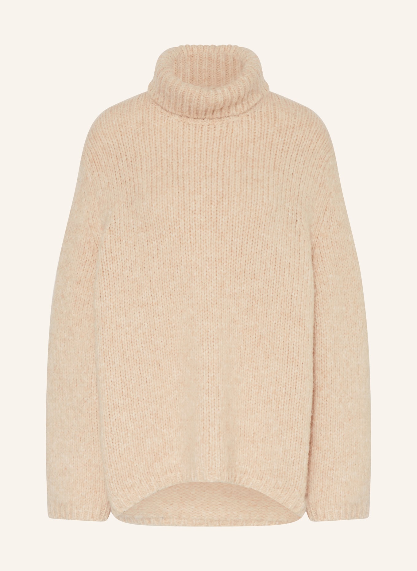 DOROTHEE SCHUMACHER Turtleneck sweater SOFT HAPPINESS in alpaca, Color: BEIGE (Image 1)