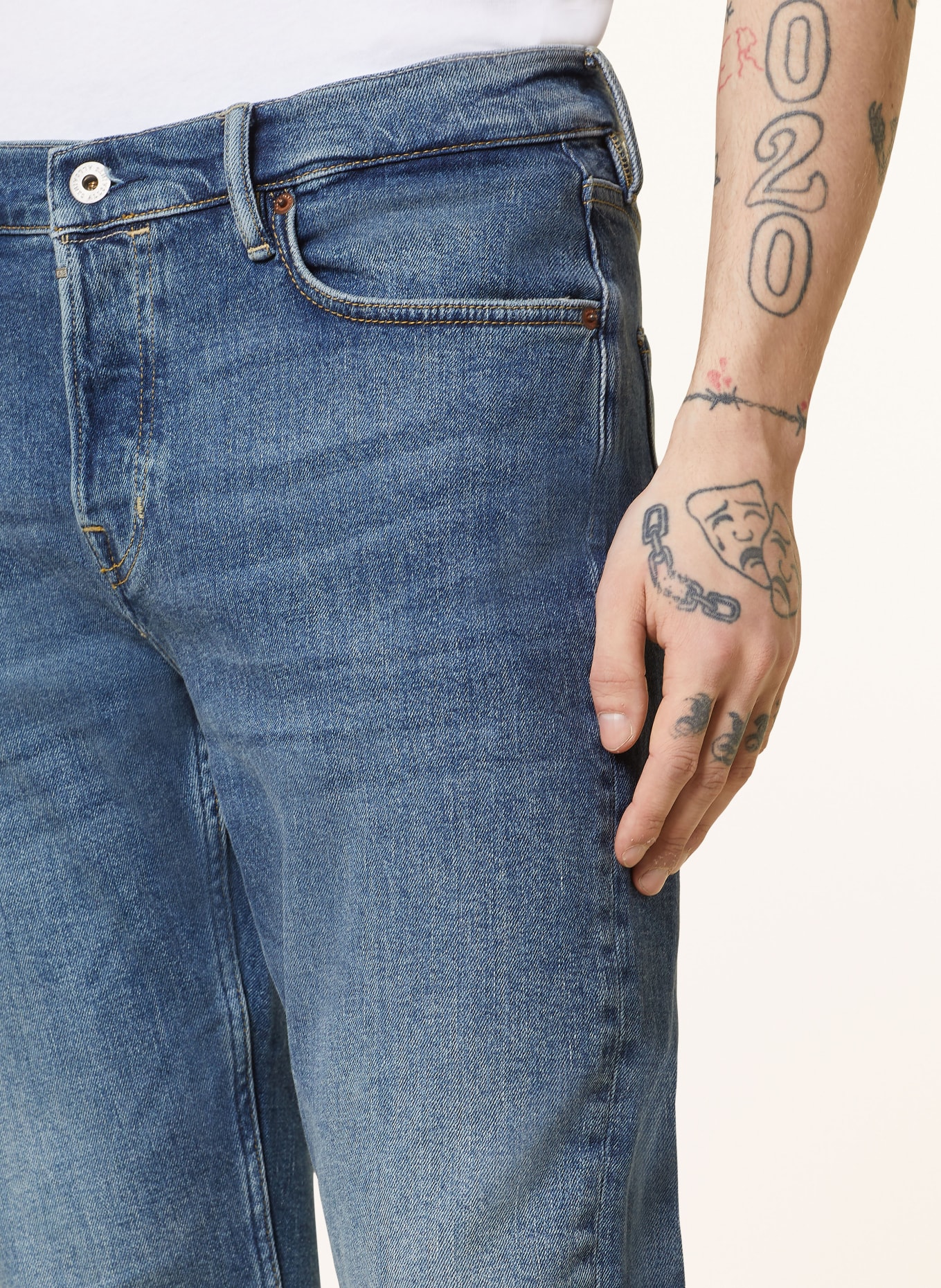 ALLSAINTS Jeans REX Slim Fit, Farbe: BLAU (Bild 5)