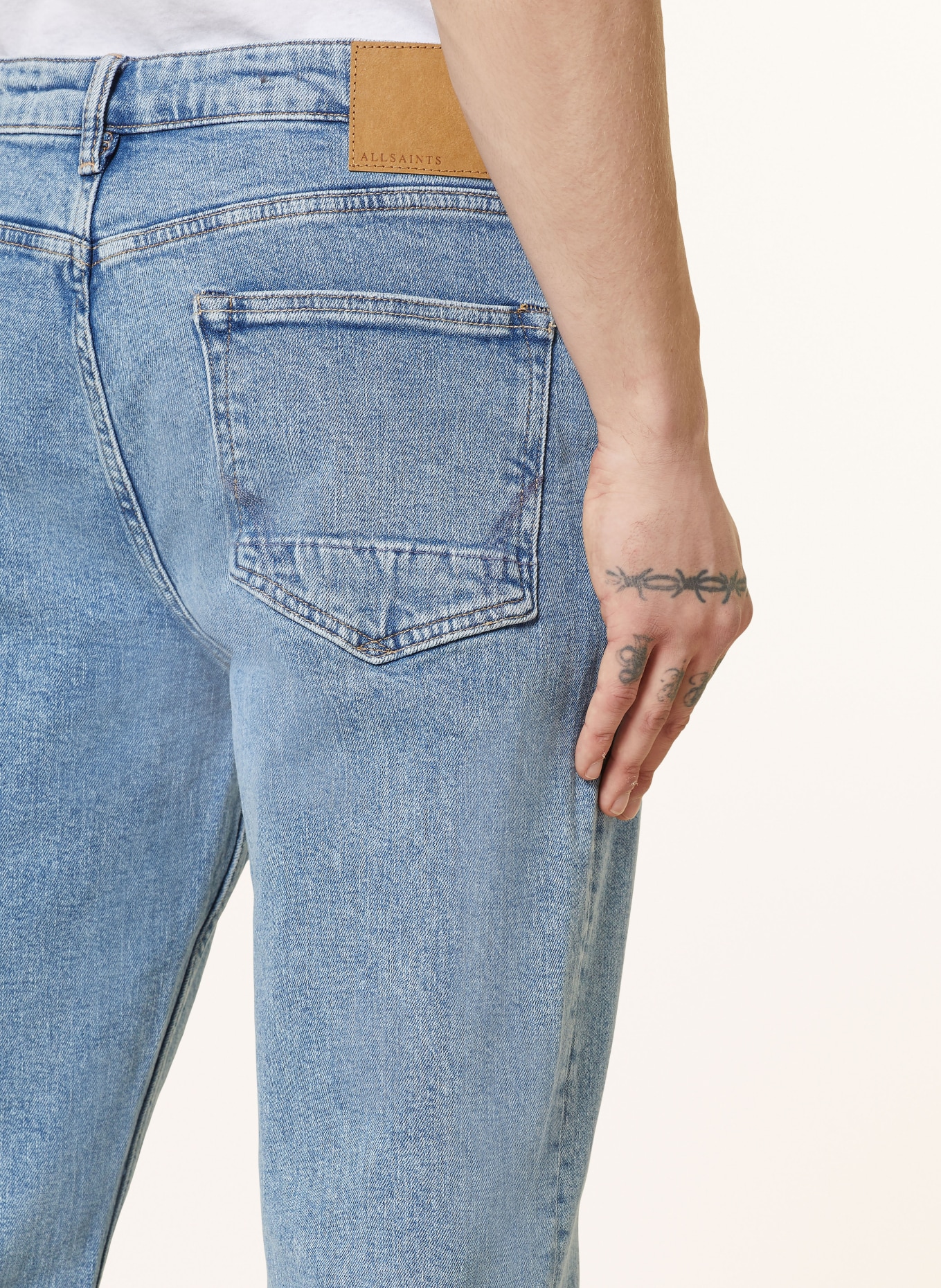 ALLSAINTS Jeans DEAN Cropped Fit, Farbe: BLAU (Bild 5)