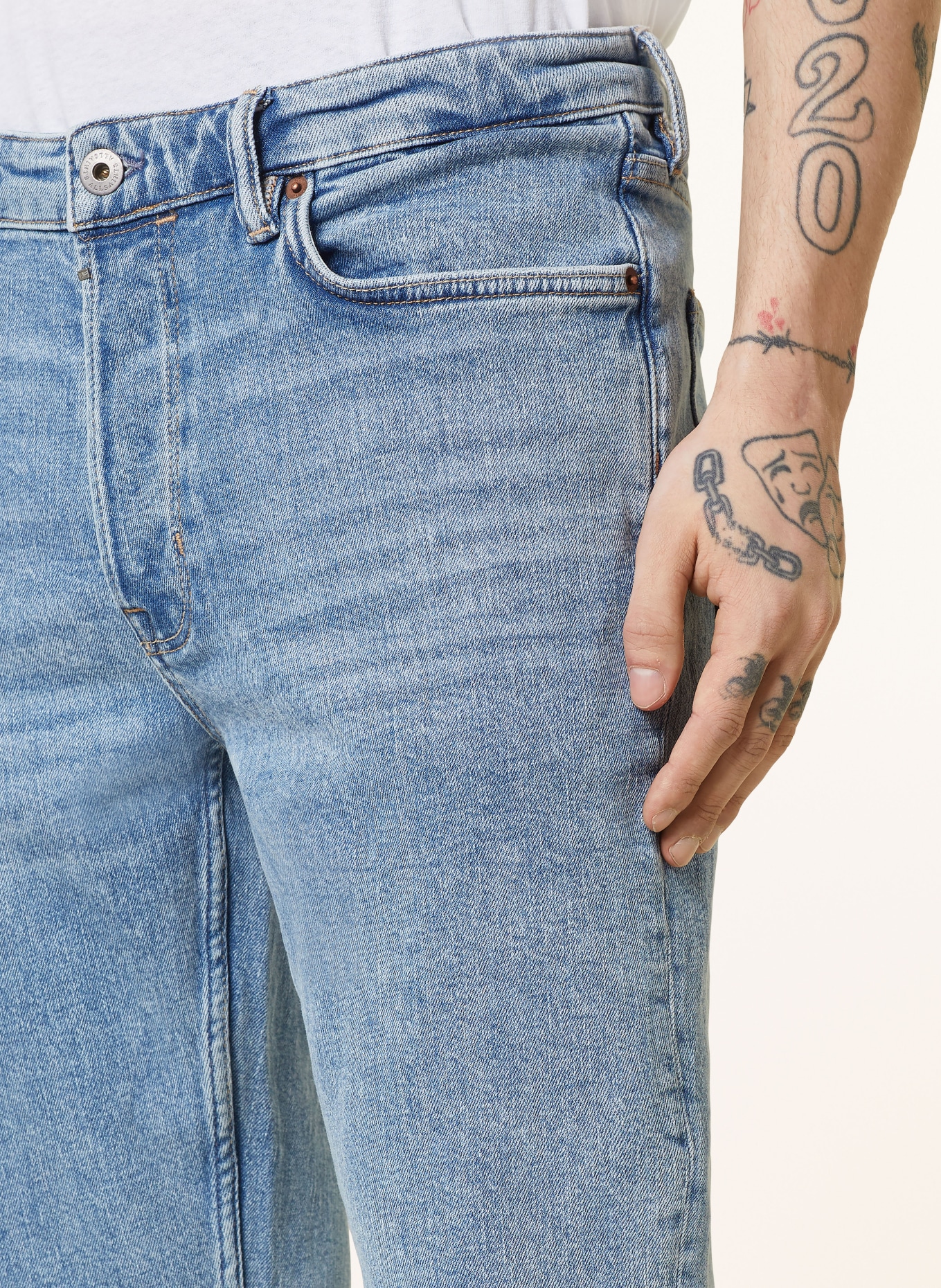 ALLSAINTS Jeans DEAN Cropped Fit, Farbe: BLAU (Bild 6)