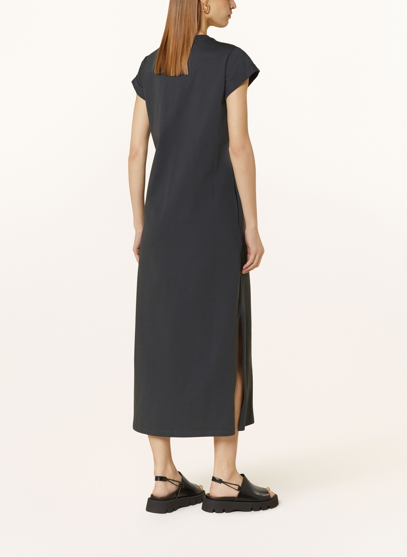 ALLSAINTS Jersey dress RANDAL ANNA, Color: BLACK (Image 3)