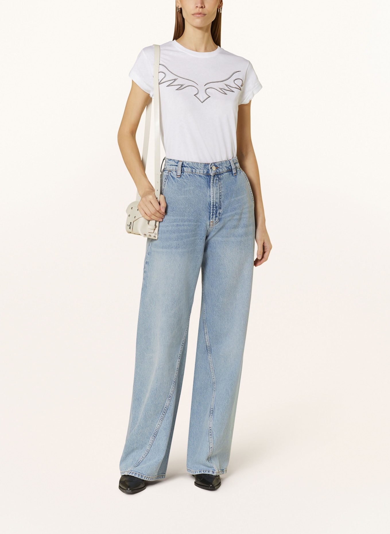 ALLSAINTS T-Shirt RANDAL ANNA, Farbe: WEISS (Bild 2)