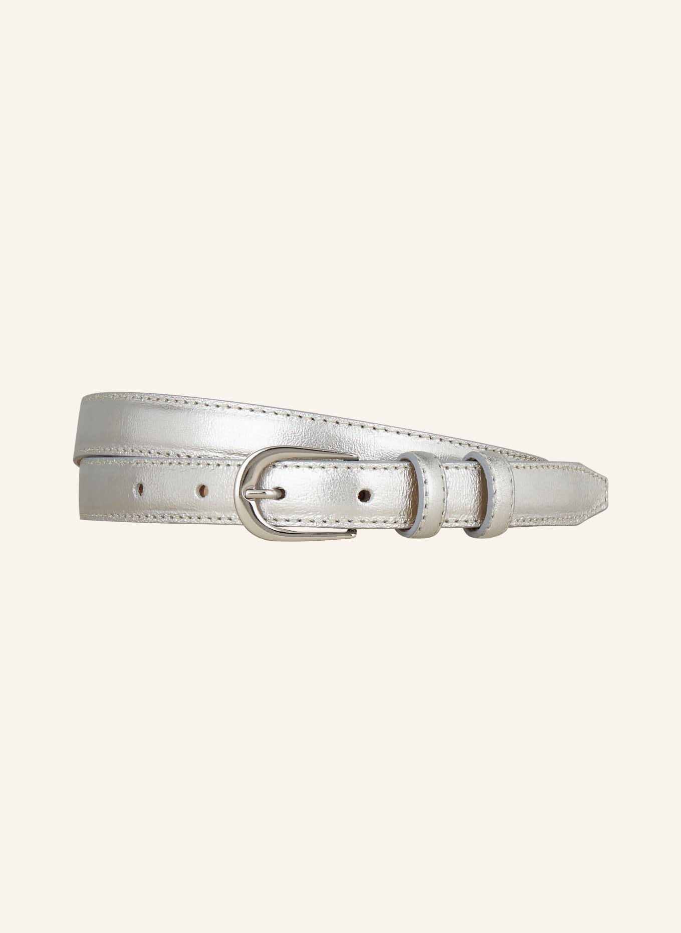 BRAX Leather belt, Color: SILVER (Image 1)