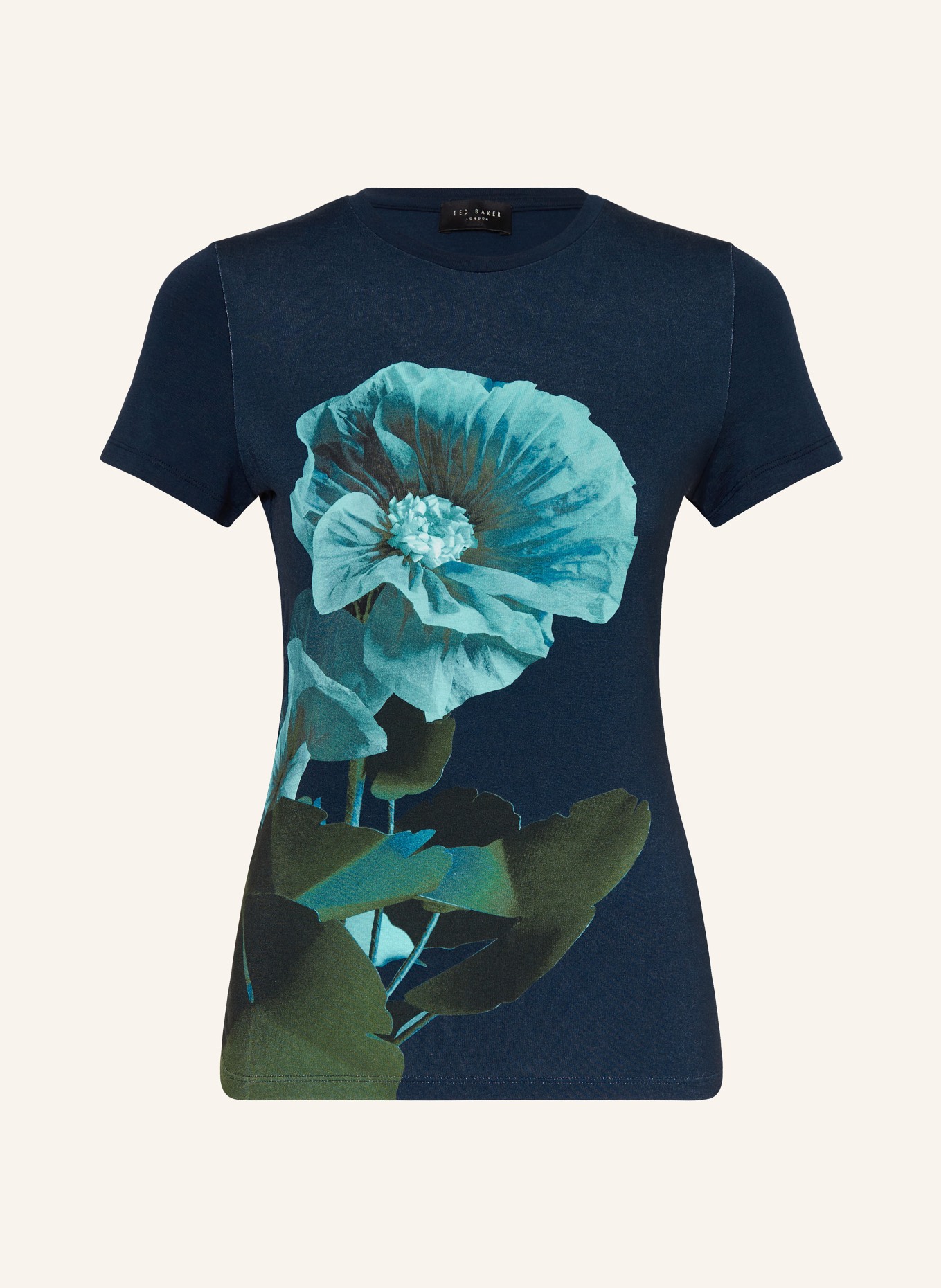 TED BAKER T-shirt MERIDI, Color: DARK BLUE/ GREEN/ TURQUOISE (Image 1)