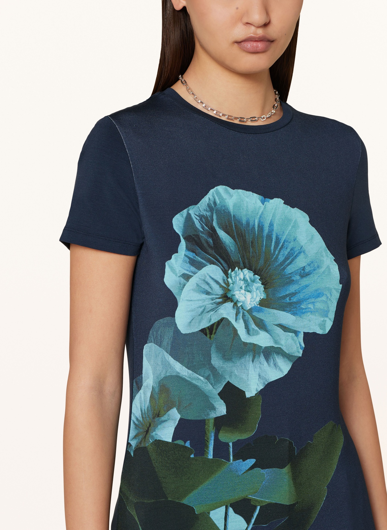 TED BAKER T-shirt MERIDI, Color: DARK BLUE/ GREEN/ TURQUOISE (Image 4)