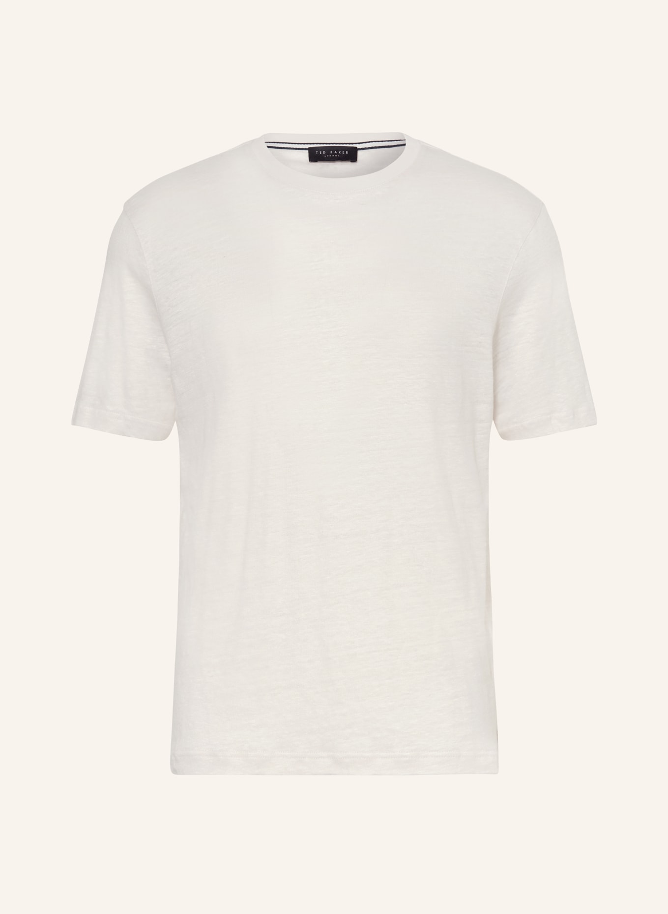 TED BAKER T-Shirt FLINLO aus Leinen, Farbe: CREME (Bild 1)