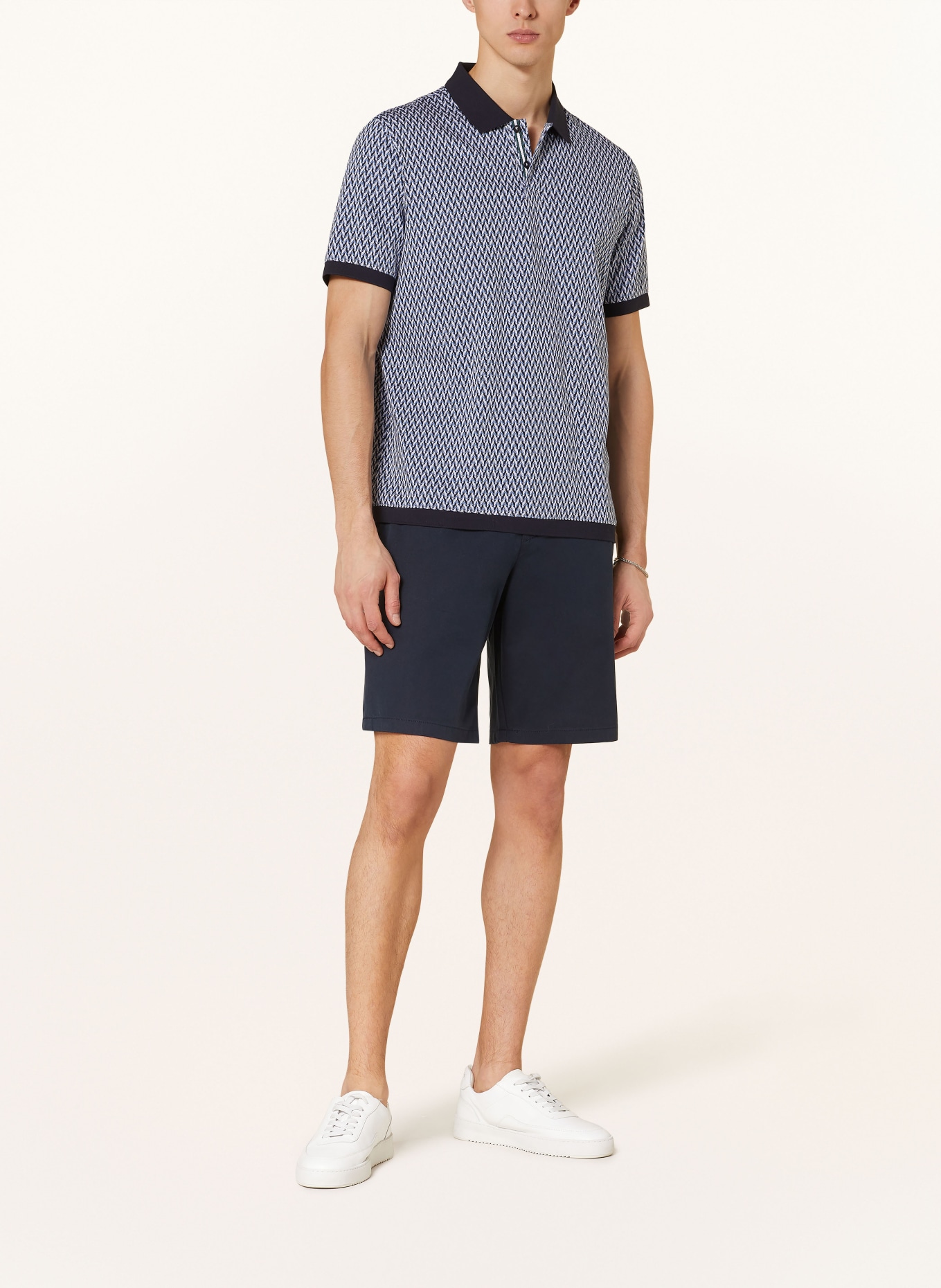 TED BAKER Jersey-Poloshirt SKELT Regular Fit, Farbe: BLAU/ DUNKELBLAU/ HELLBLAU (Bild 2)