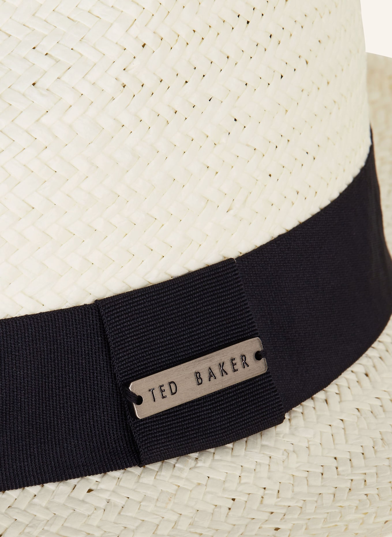 TED BAKER Slaměný klobouk ADRIEN, Barva: BÍLÁ (Obrázek 3)