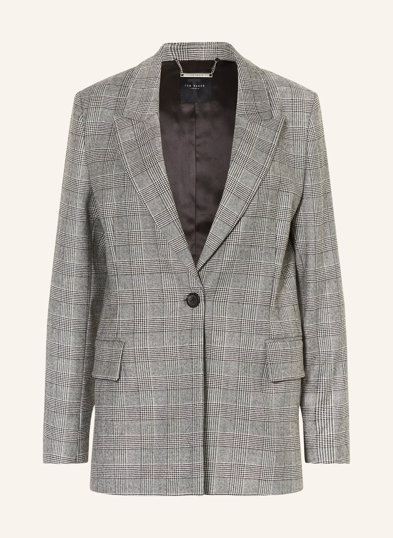 TED BAKER Tweed blazer JOMMIA, Color: BLACK/ WHITE (Image 1)