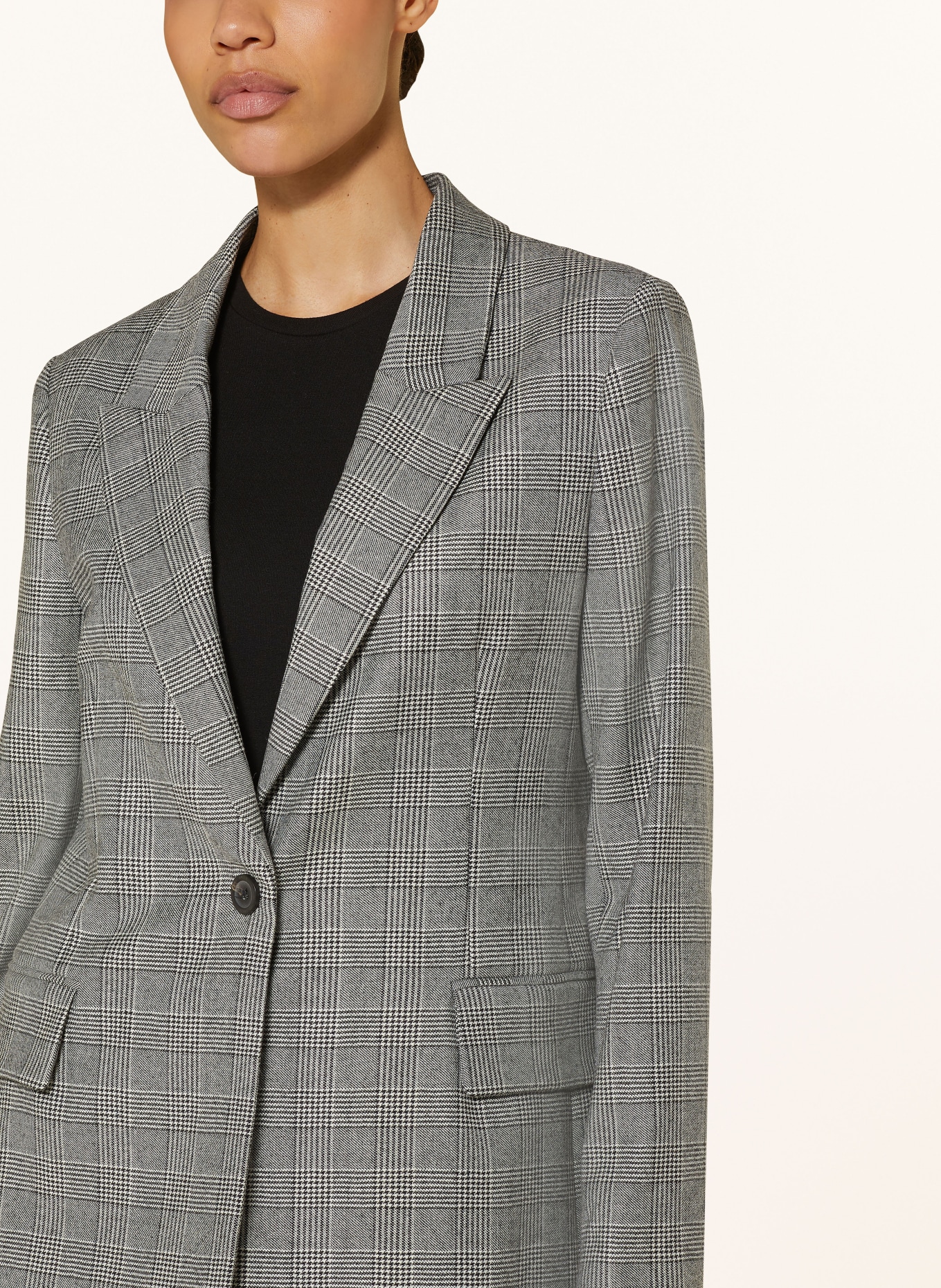 TED BAKER Tweed blazer JOMMIA, Color: BLACK/ WHITE (Image 4)