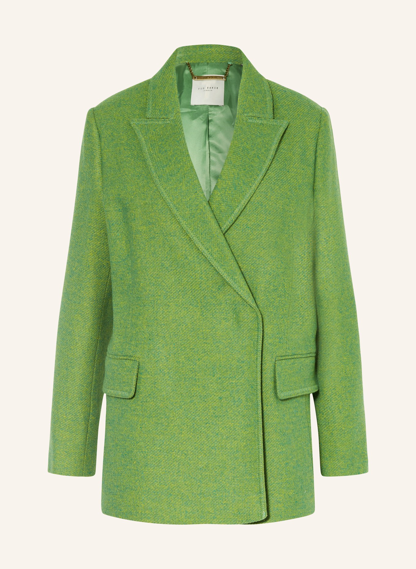 TED BAKER Oversized blazer RACHILL, Color: LIGHT GREEN (Image 1)