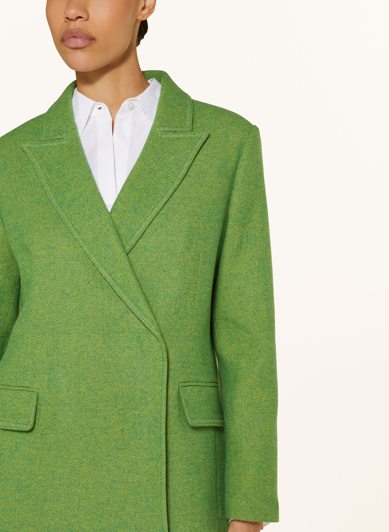 TED BAKER Oversized blazer RACHILL, Color: LIGHT GREEN (Image 4)