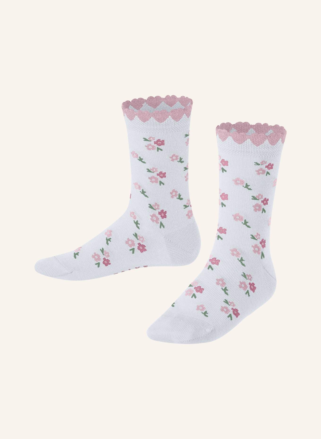 FALKE Socken DITSY FLOWERS, Farbe: 2000 WHITE (Bild 1)