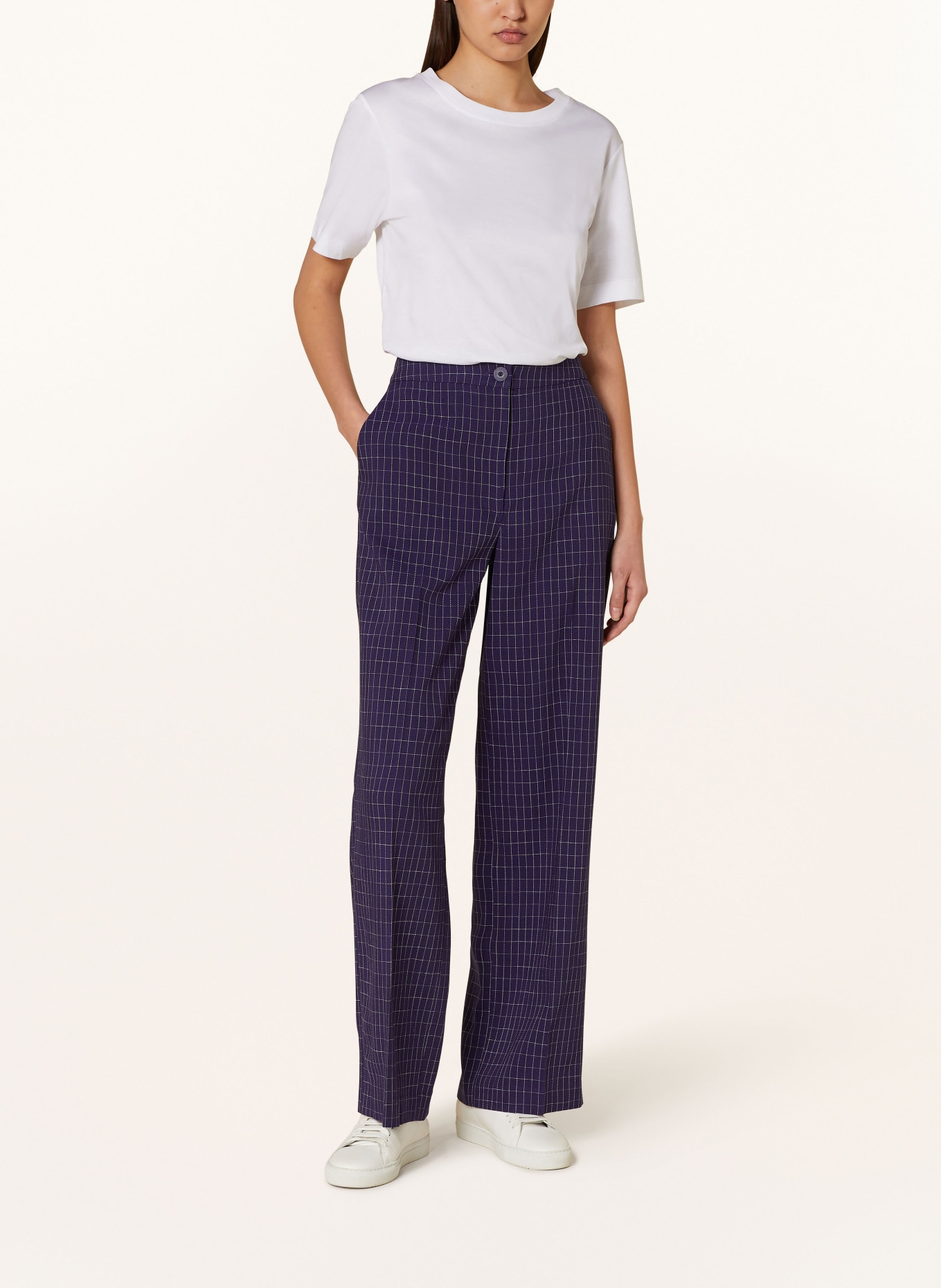 CLAUDIE PIERLOT Spodnie garniturowe, Kolor: GRANATOWY (Obrazek 2)