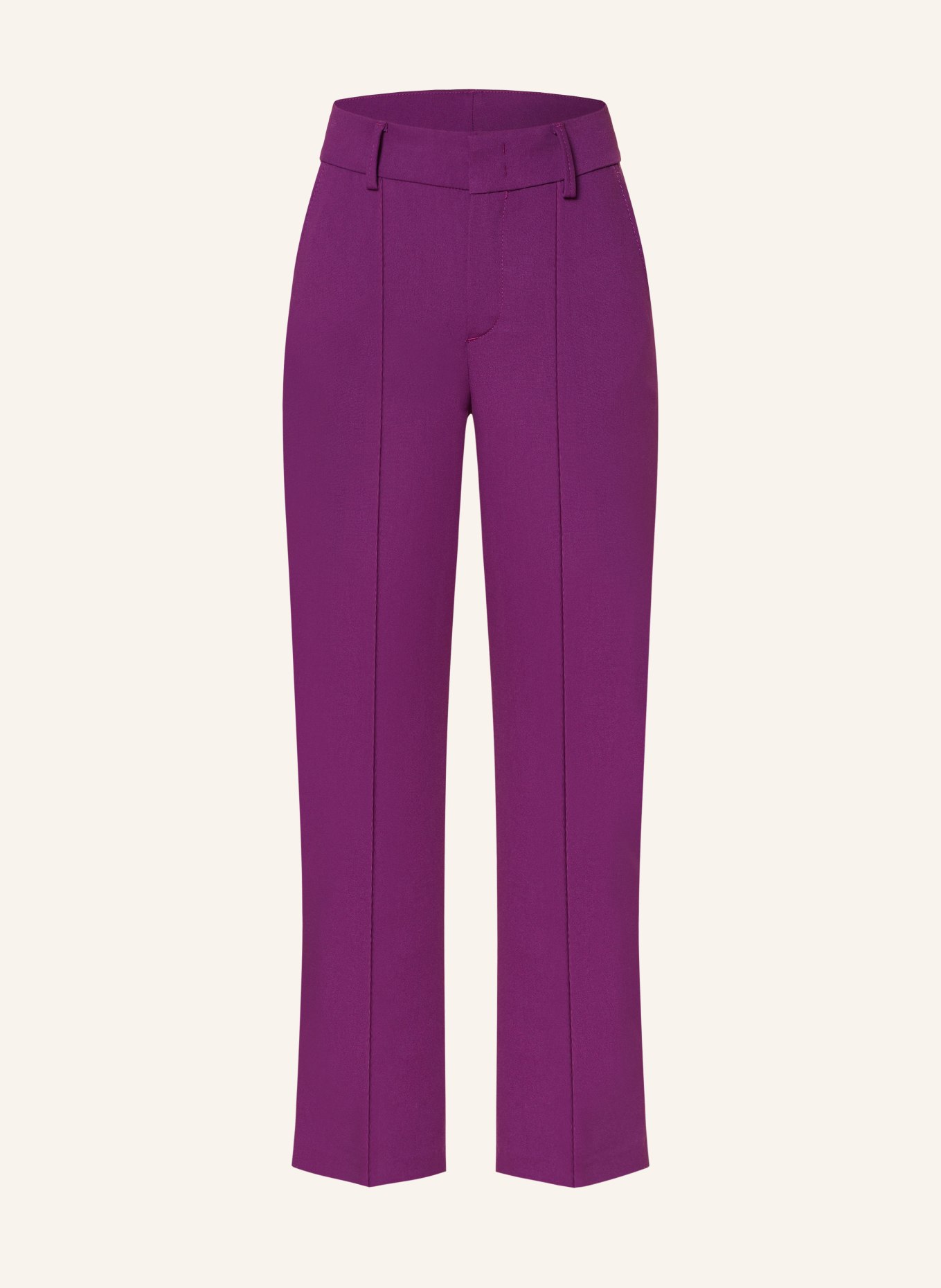 oui 7/8 pants, Color: PURPLE (Image 1)