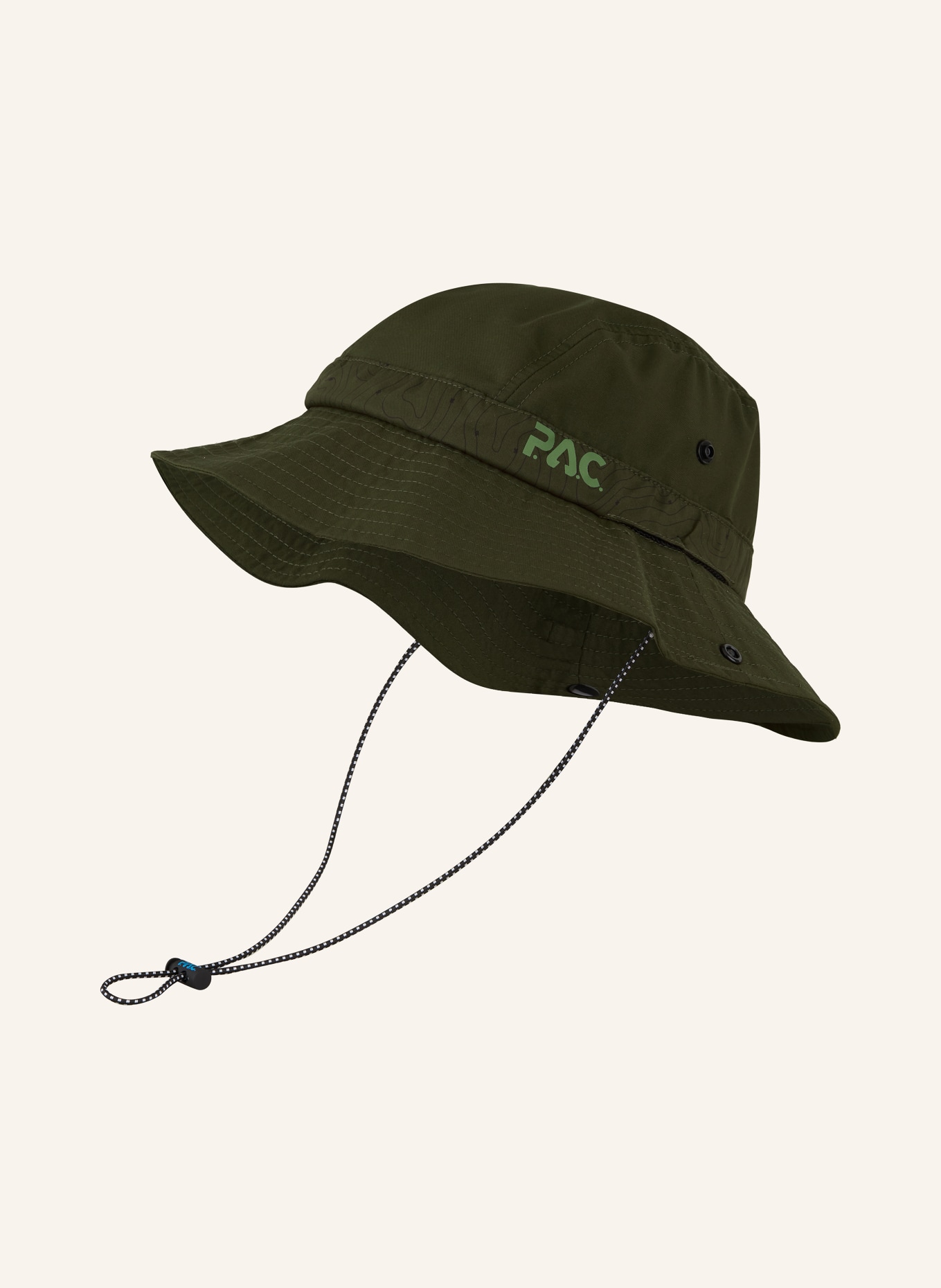 P.A.C. Bucket hat CLYDE, Color: OLIVE (Image 1)