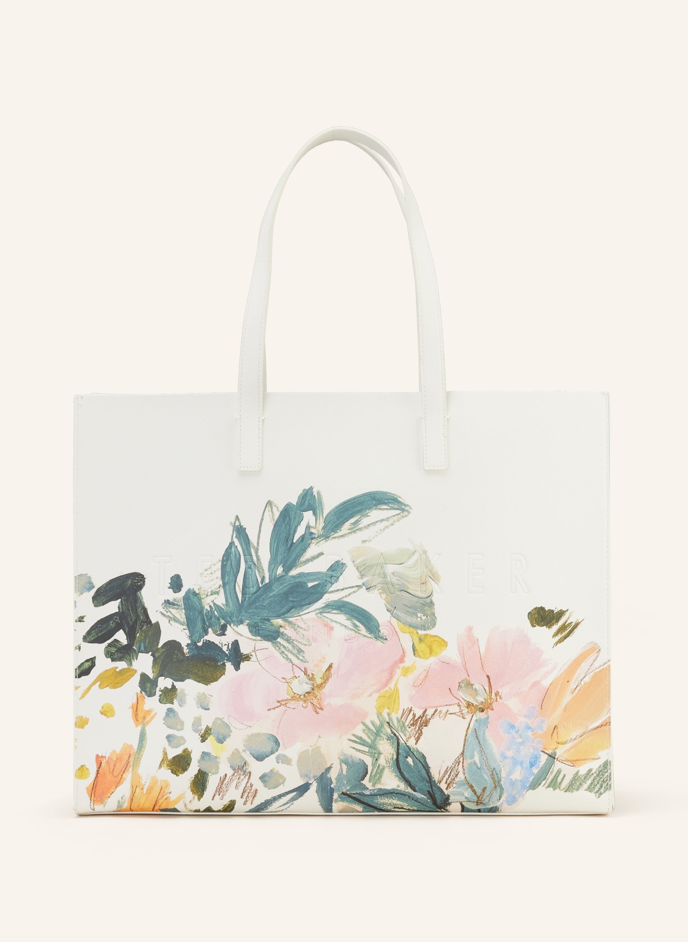 TED BAKER Shopper MEADCON, Color: WHITE/ TEAL/ PINK (Image 1)