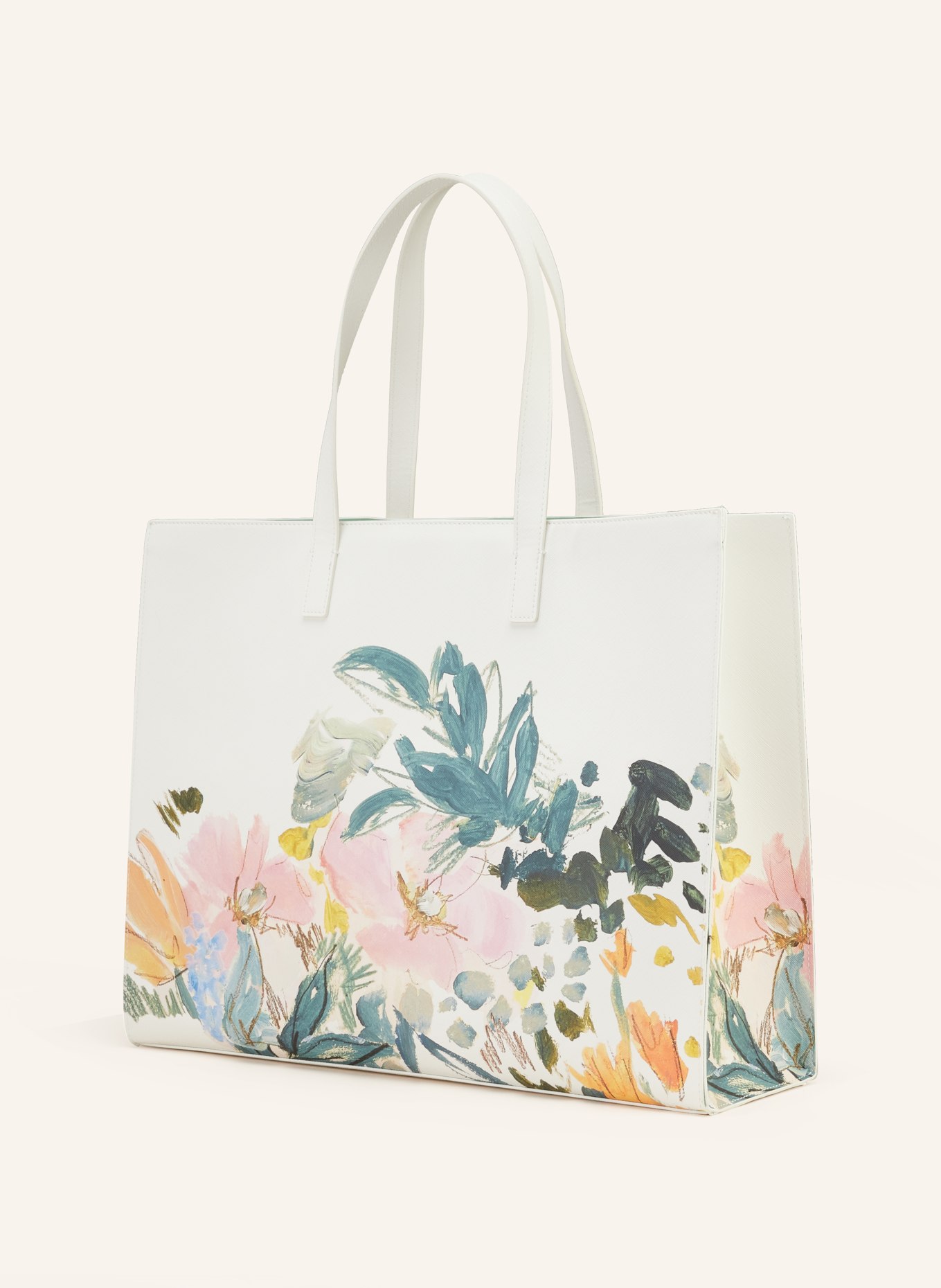 TED BAKER Shopper MEADCON, Color: WHITE/ TEAL/ PINK (Image 2)