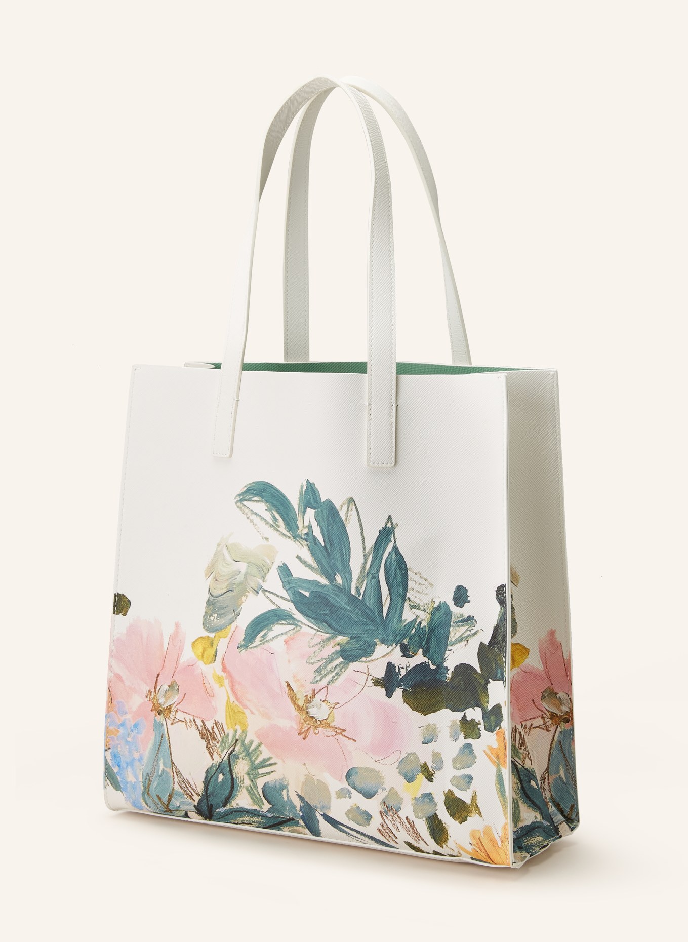 TED BAKER Shopper MEAICON LARGE, Color: WHITE/ TEAL/ PINK (Image 2)