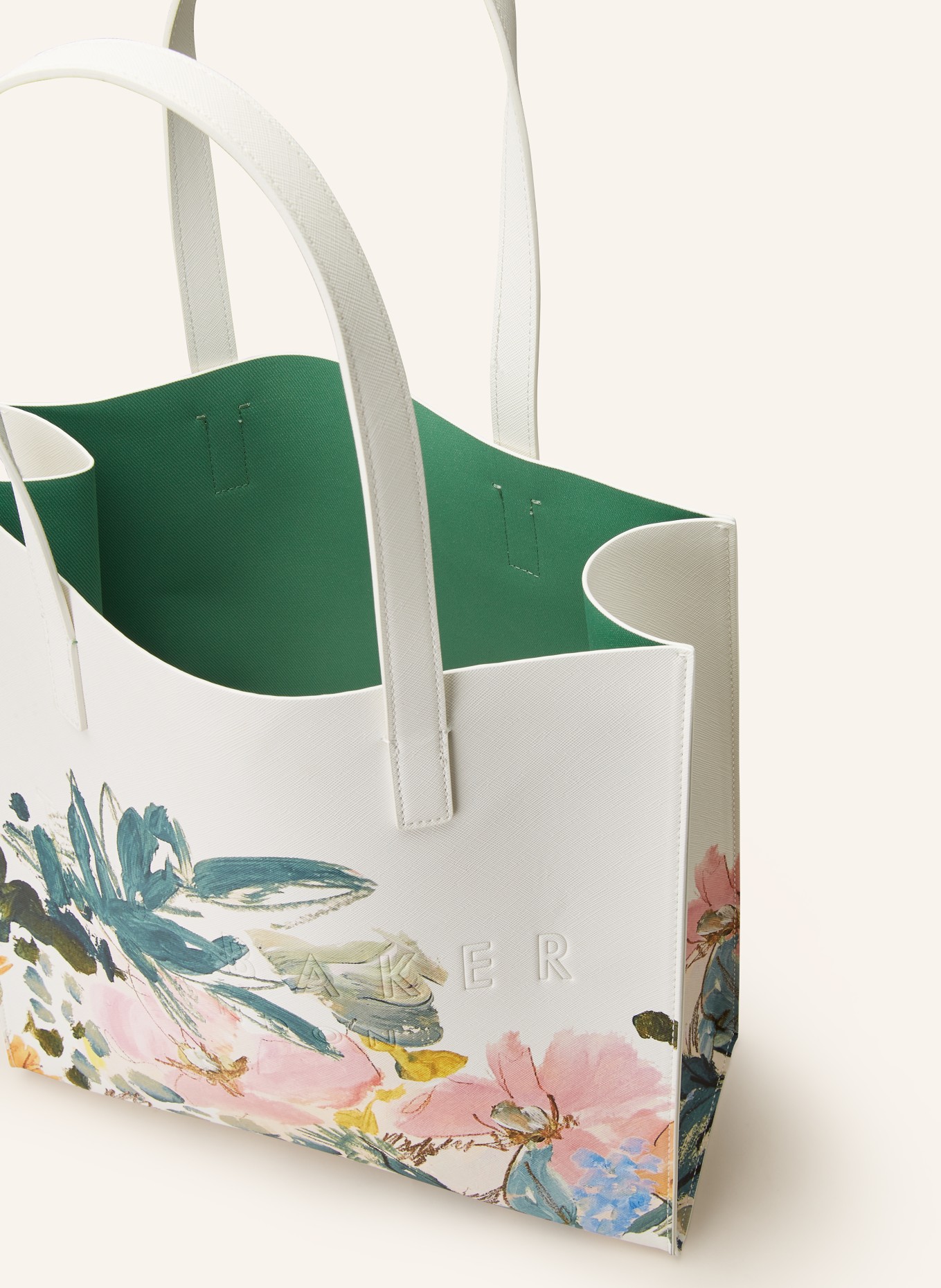 TED BAKER Shopper MEAICON LARGE, Color: WHITE/ TEAL/ PINK (Image 3)