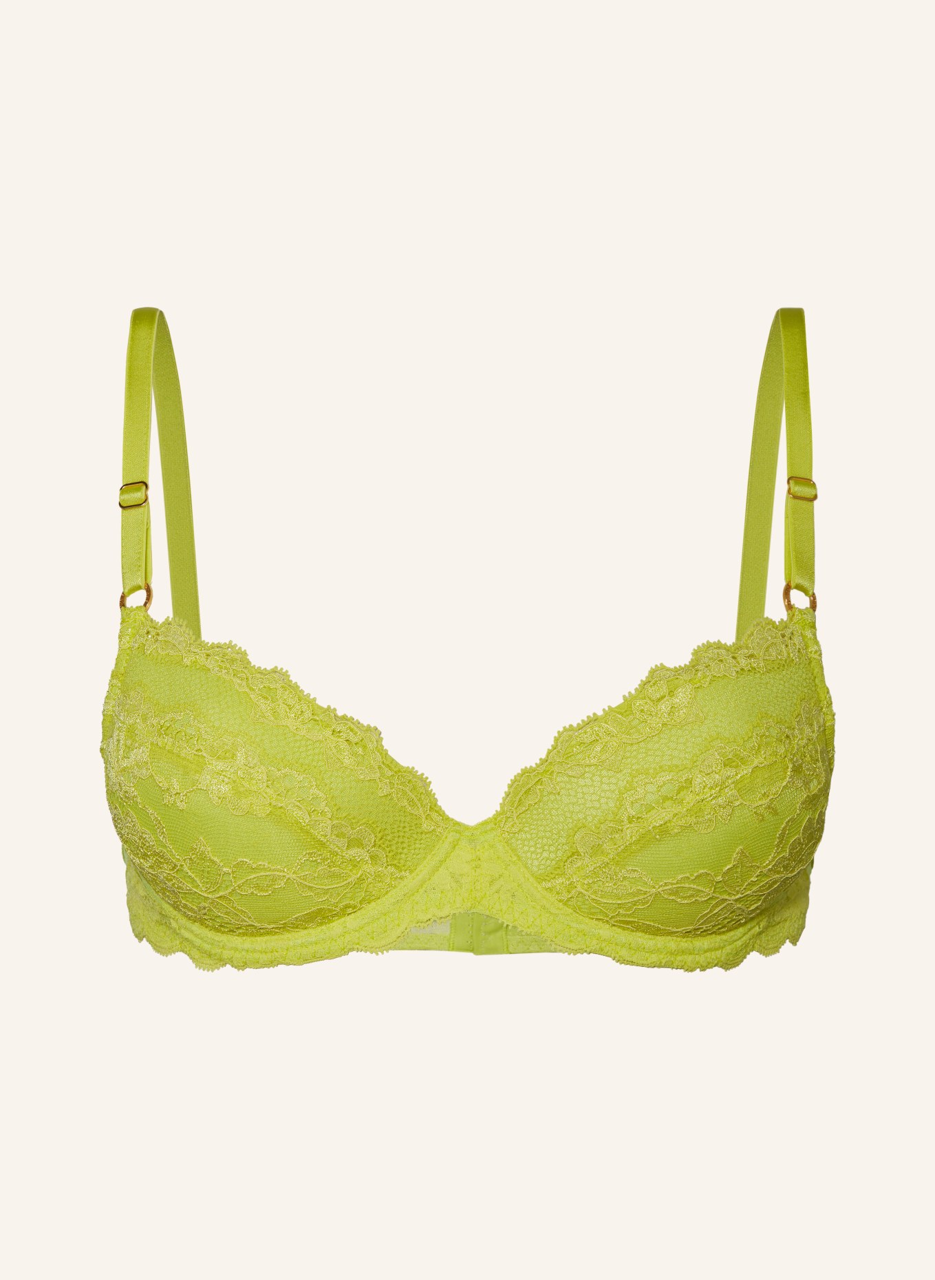 ANDRES SARDA Push-up bra EVE, Color: NEON GREEN (Image 1)