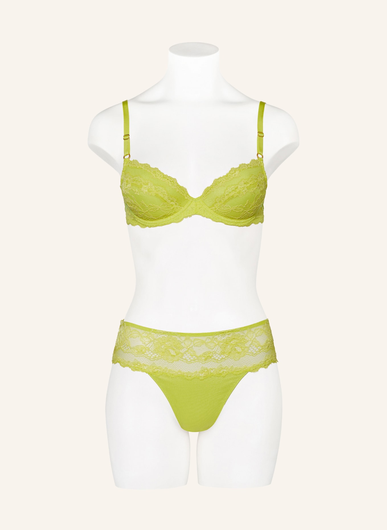 ANDRES SARDA Push-up bra EVE, Color: NEON GREEN (Image 2)