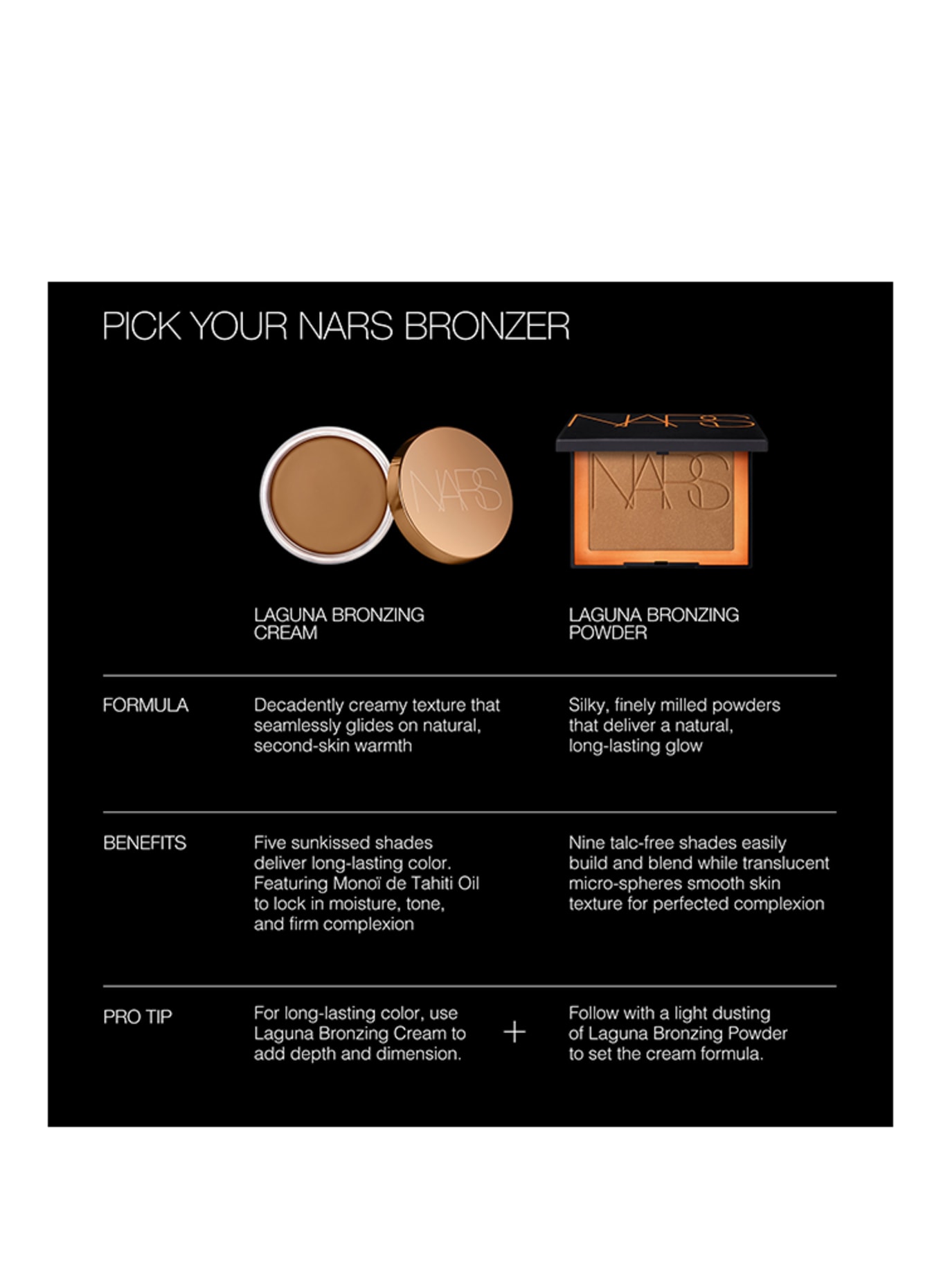 NARS BRONZING CREAM: LAGUNA 01