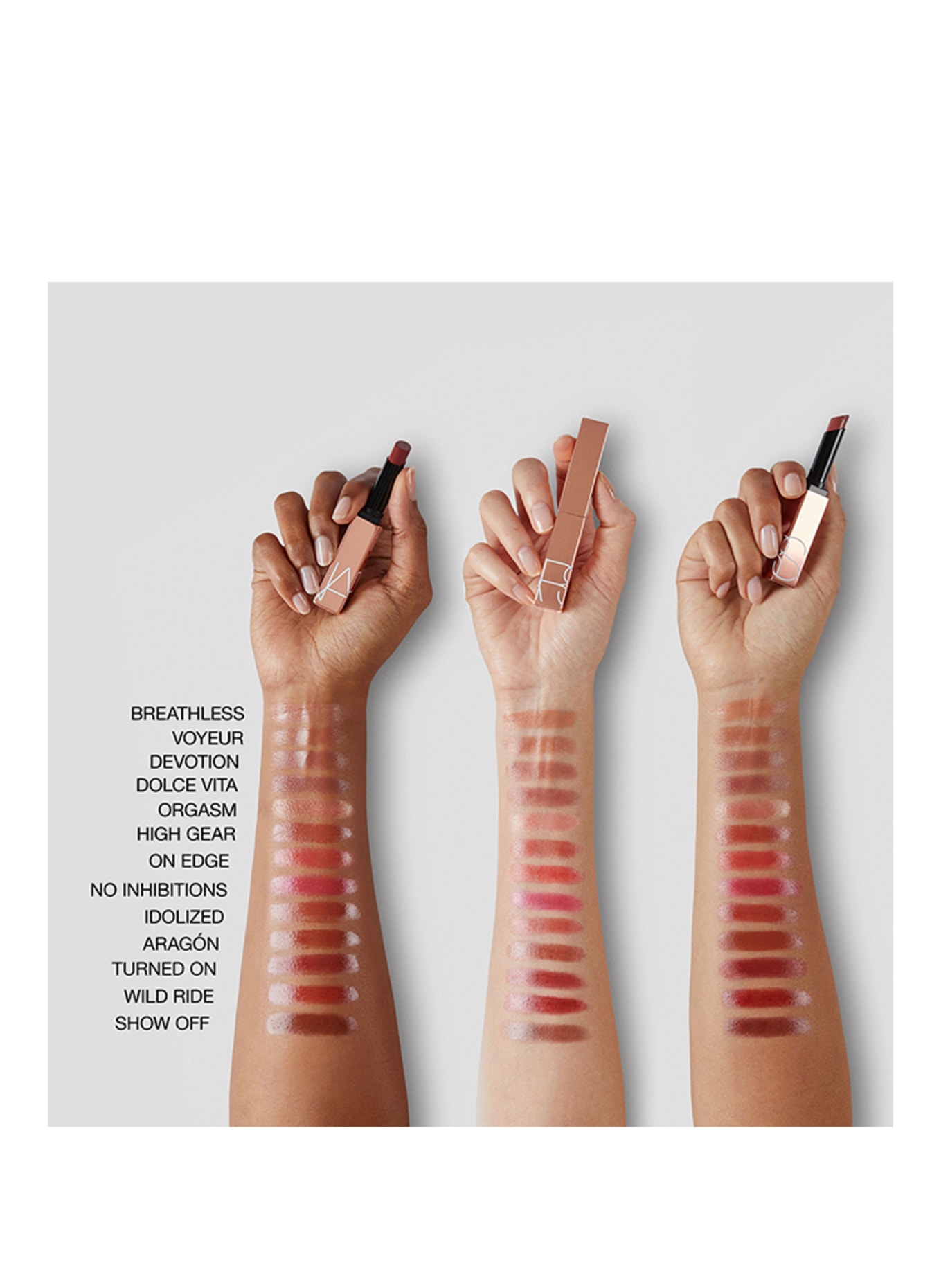 NARS AFTERGLOW LIPSTICK: ALL IN