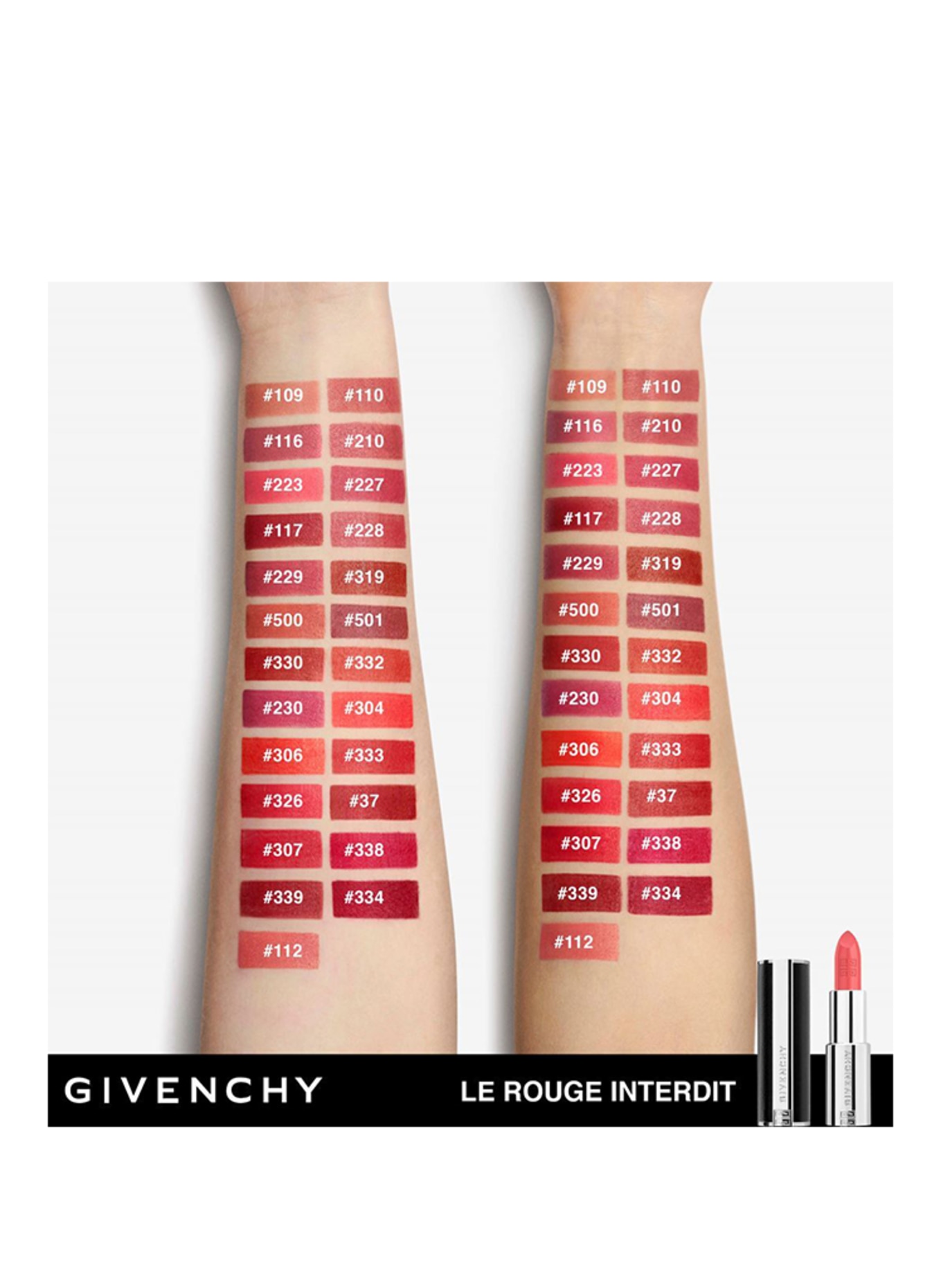 GIVENCHY LE ROUGE INTERDIT INTENSE SILK: N112 NUDE MOUSSELINE