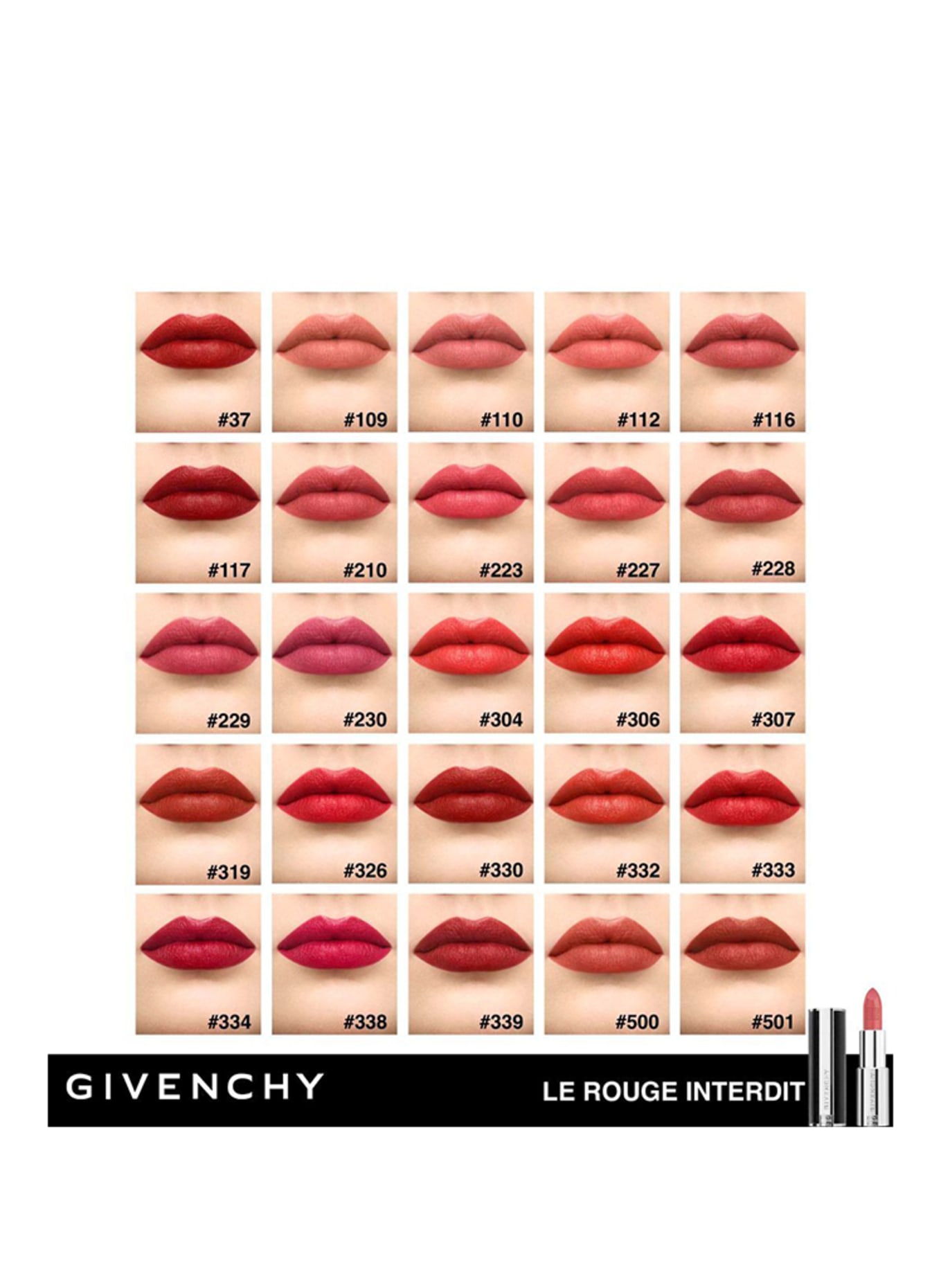 GIVENCHY BEAUTY LE ROUGE INTERDIT INTENSE SILK, Farbe: N112 NUDE MOUSSELINE (Bild 5)