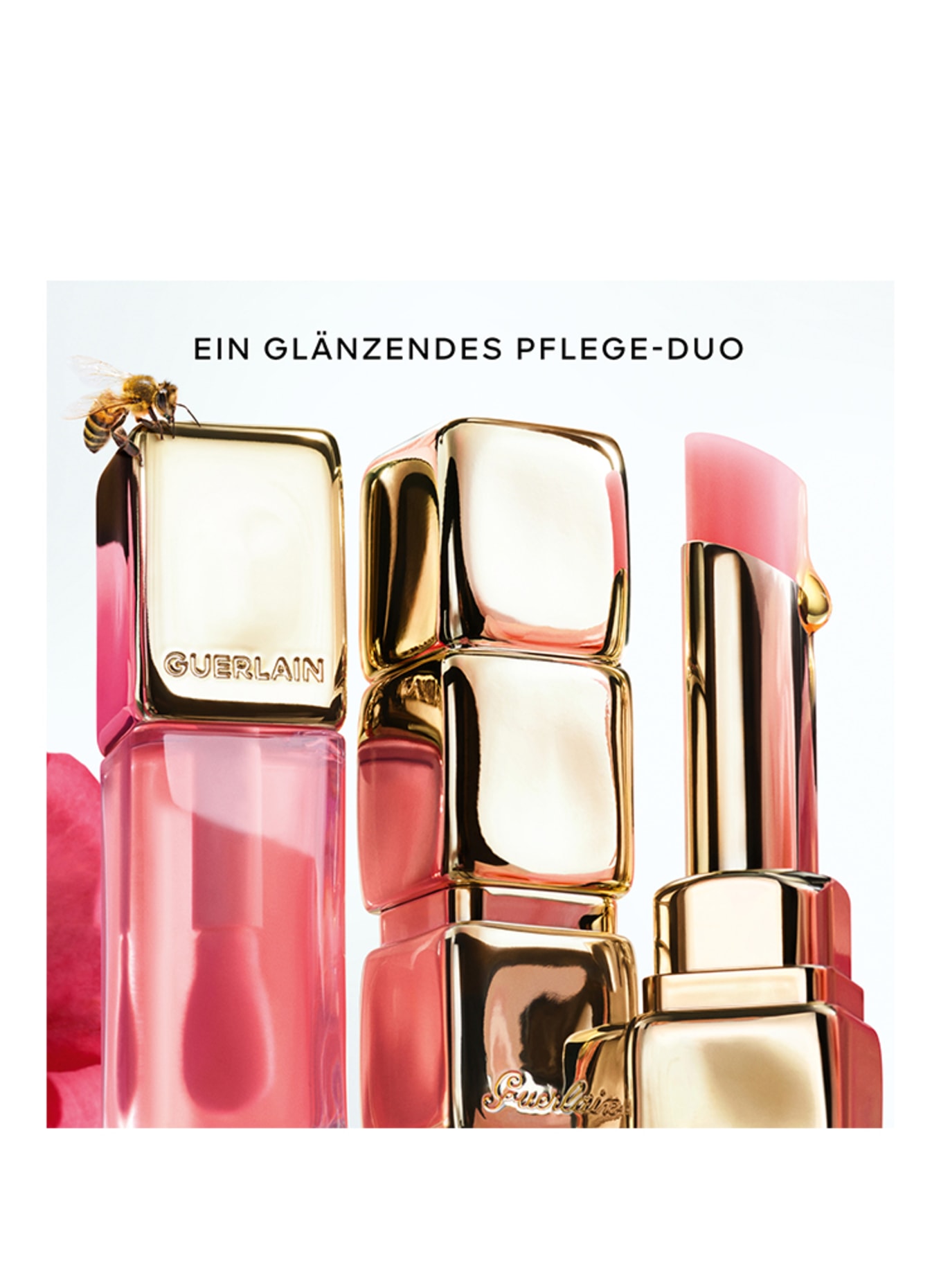 GUERLAIN KISS KISS BEE GLOW OIL: 458 POP ROSE GLOW