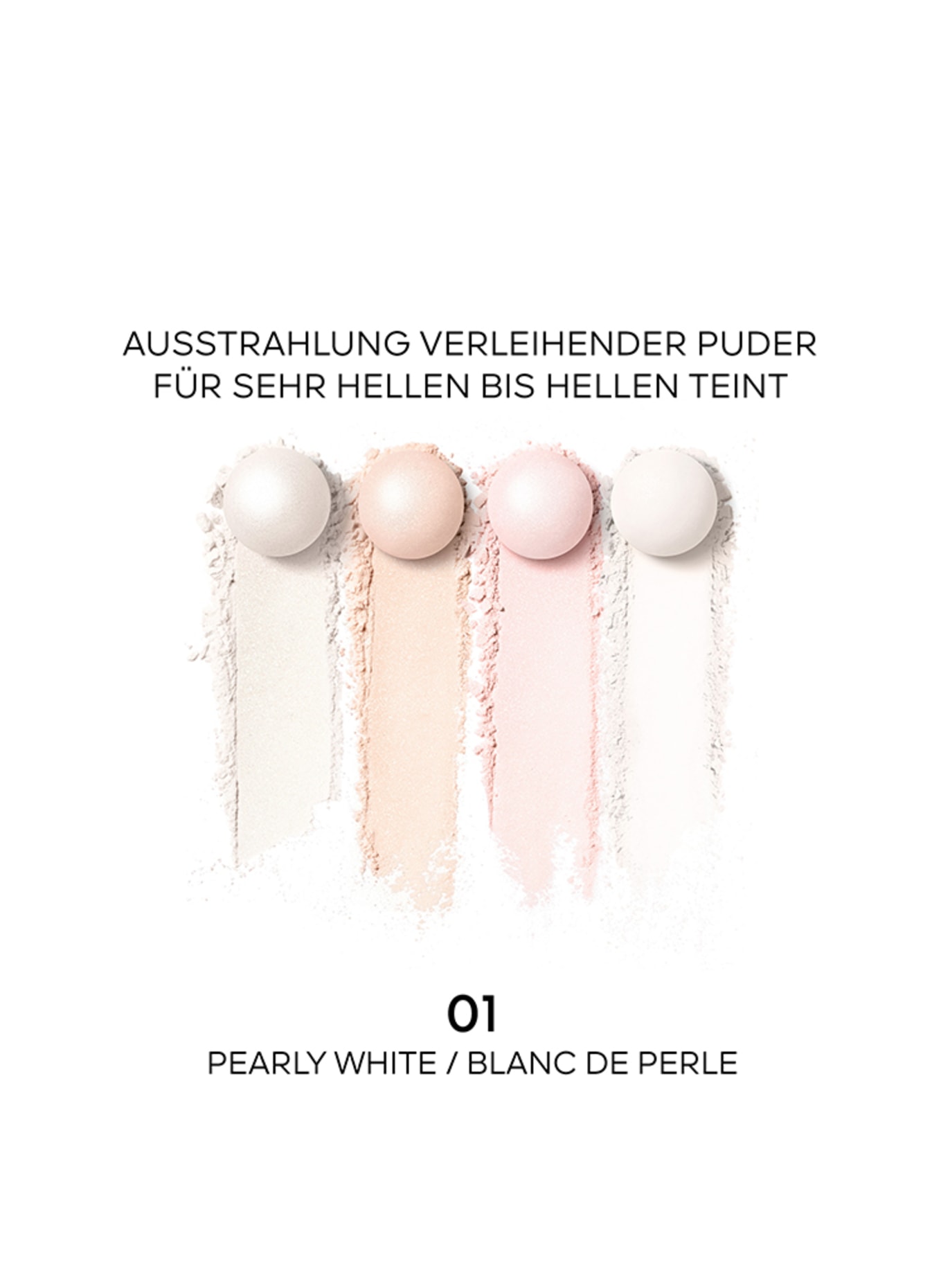 GUERLAIN METEORITES: 01 PEARLY WHITE / BLANC DE PERLE