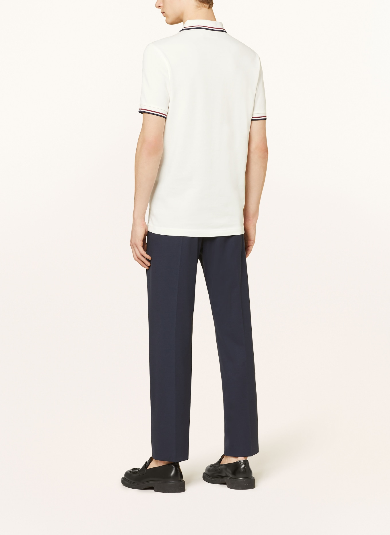 FRED PERRY Piqué polo shirt, Color: WHITE (Image 3)
