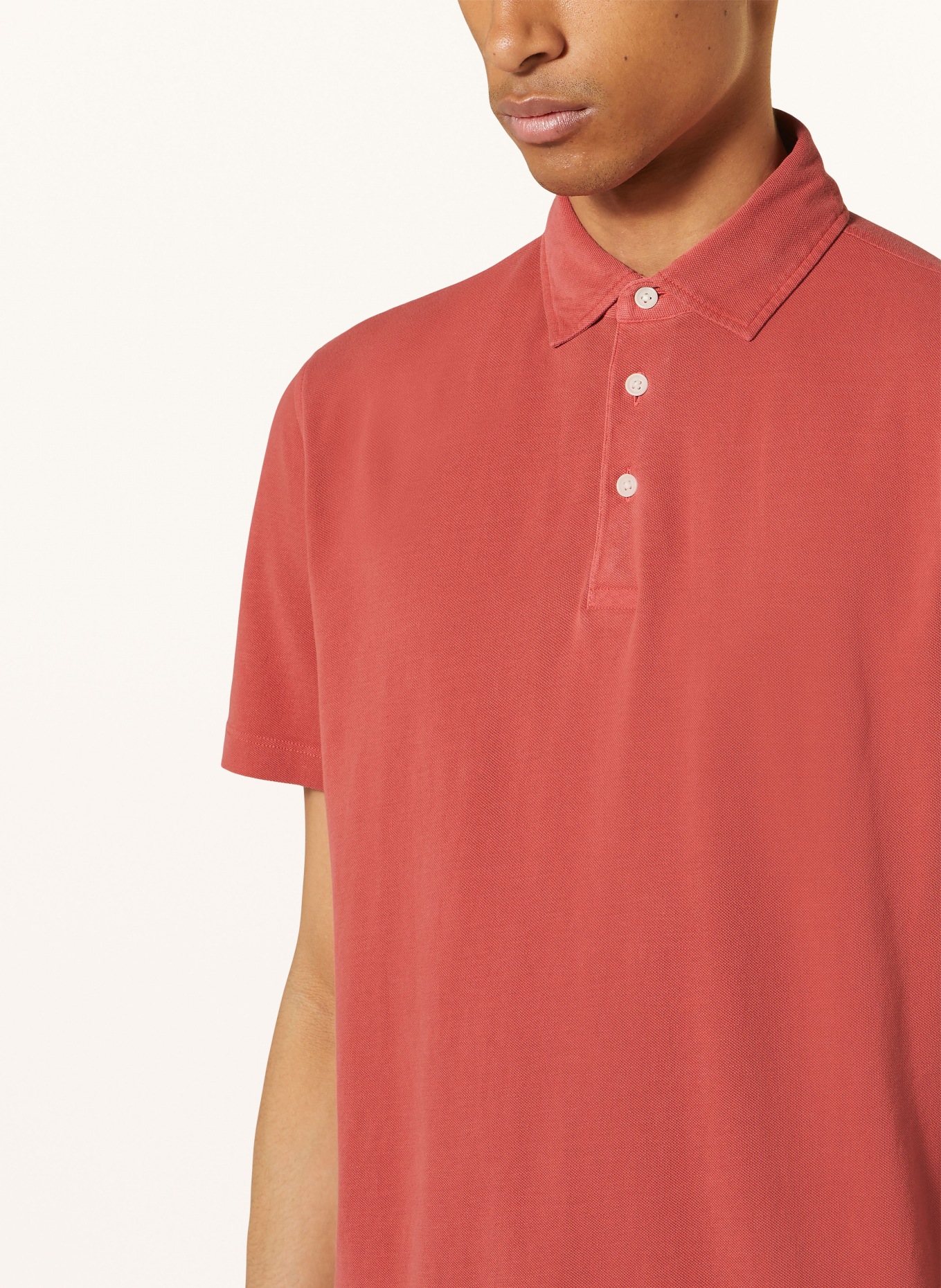 OLYMP Jersey-Poloshirt Level Five casual fit, Farbe: ROT (Bild 4)