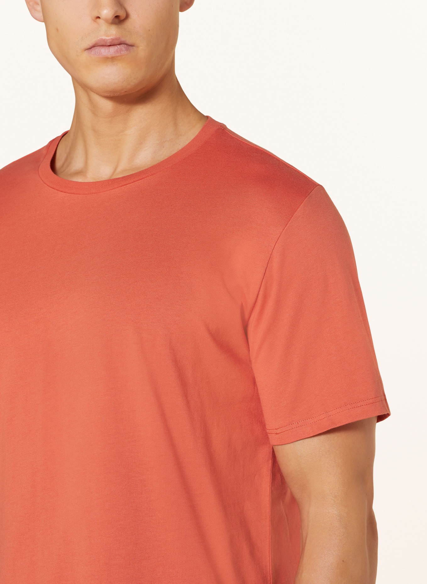 SCHIESSER Koszulka od piżamy MIX+RELAX, Kolor: POMARAŃCZOWY (Obrazek 4)