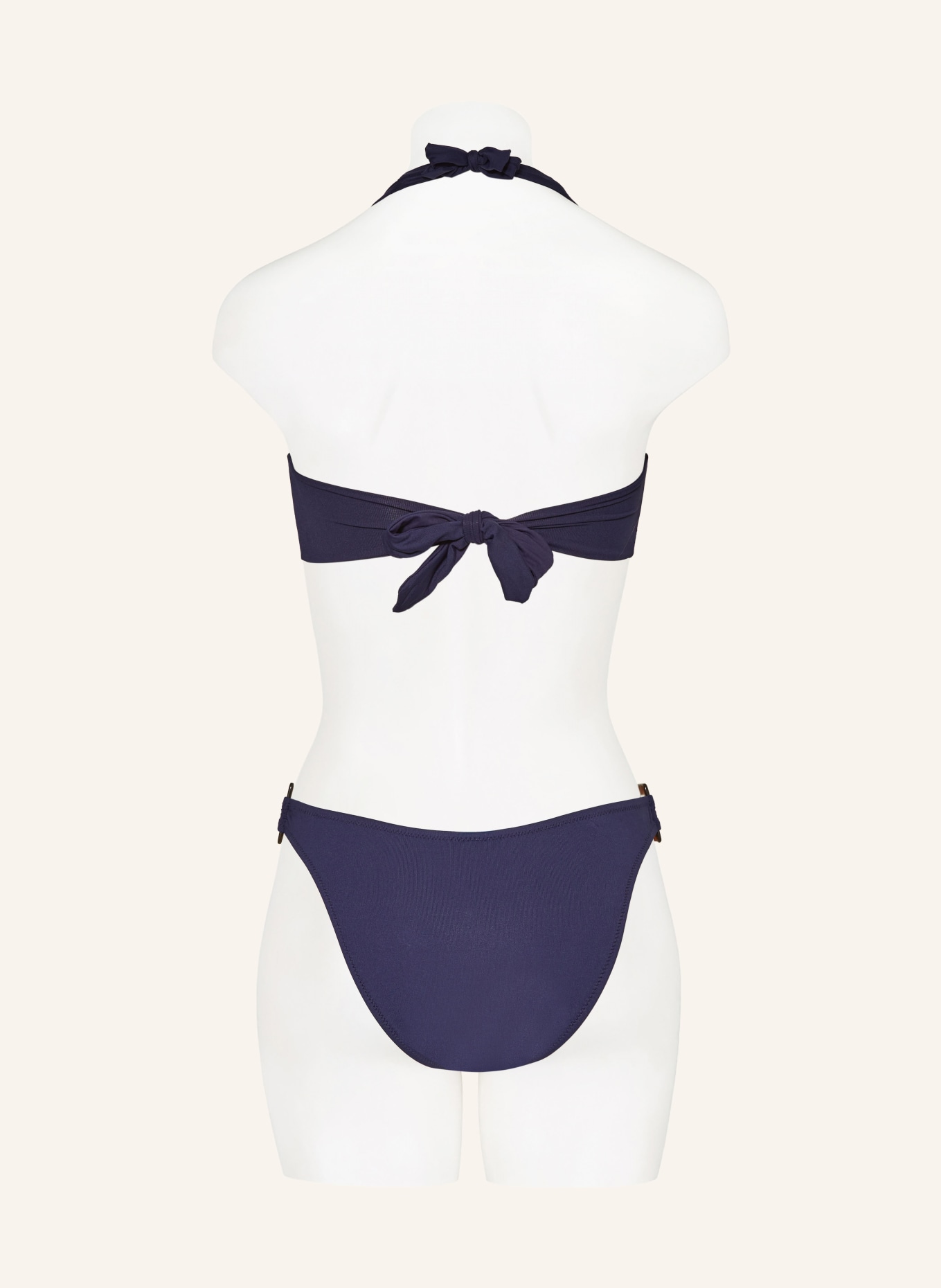 MELISSA ODABASH Halter neck bikini PARIS, Color: DARK BLUE (Image 3)