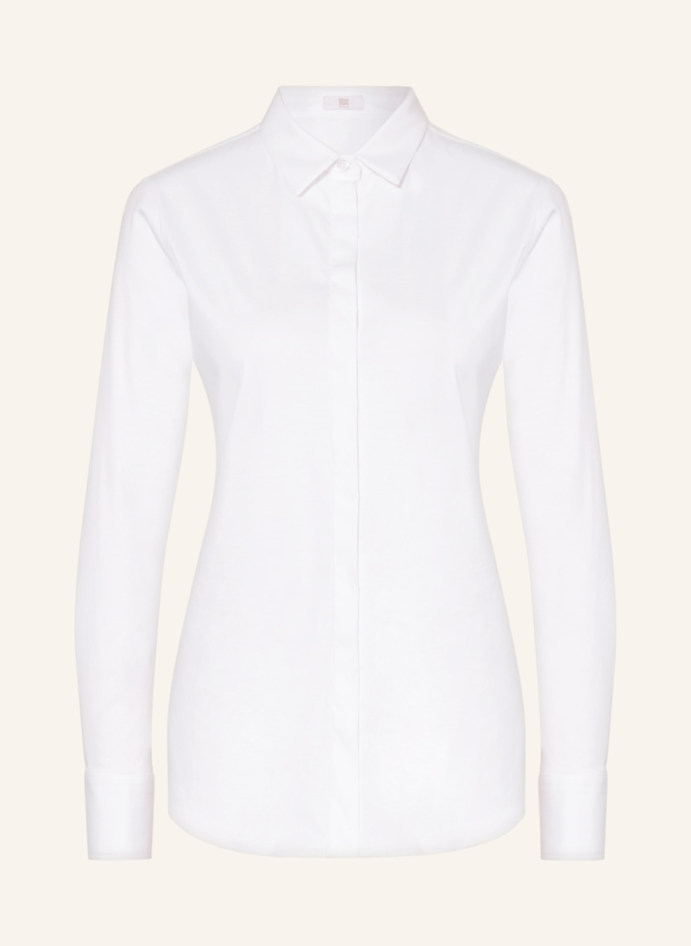 RIANI Shirt blouse made of jersey, Color: WHITE (Image 1)