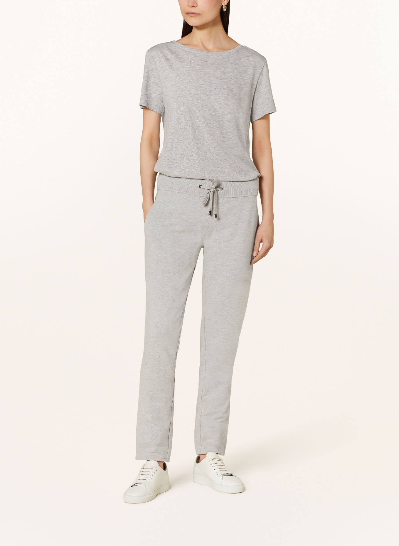 Juvia Pantalon de survêtement CATHY: GRIS CLAIR