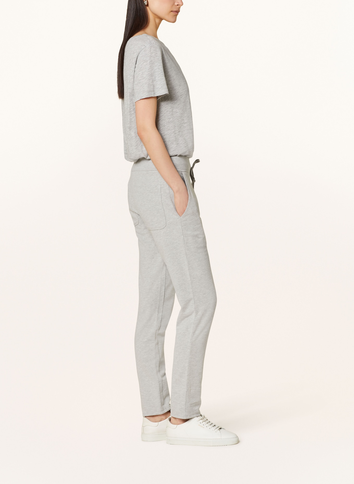 Juvia Pantalon de survêtement CATHY: GRIS CLAIR