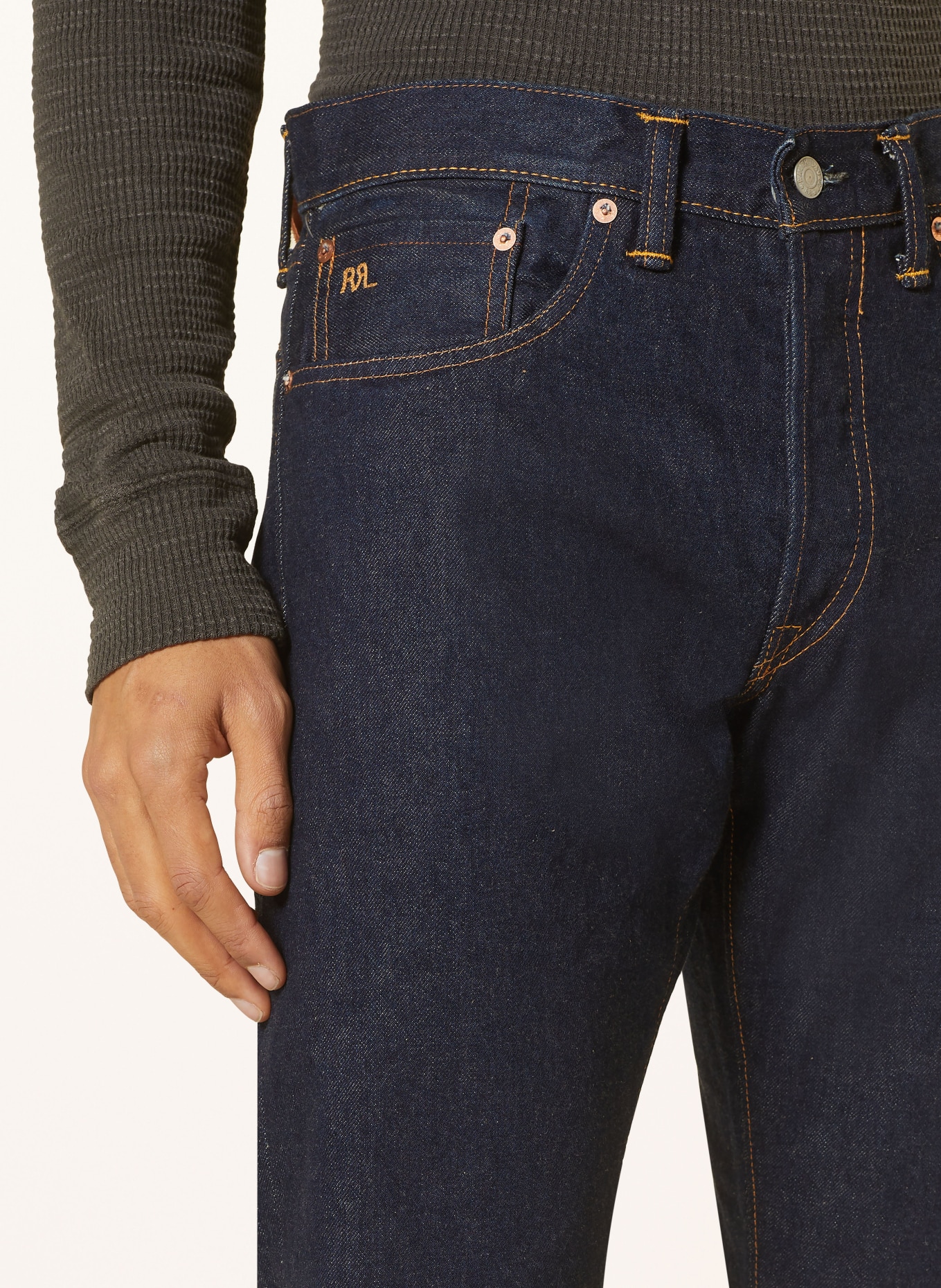 RRL Jeans Slim Fit, Farbe: 001 ONCE WASHED 3 (Bild 5)