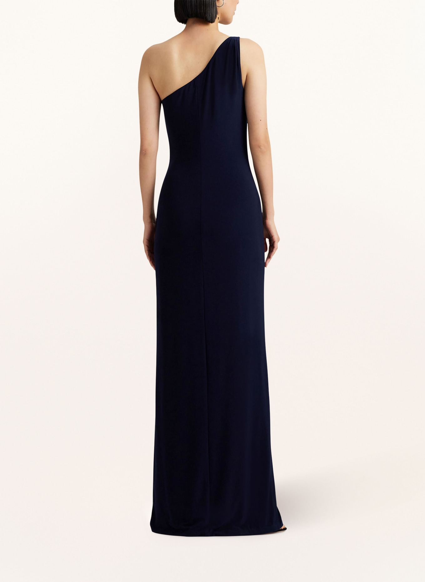 LAUREN RALPH LAUREN One-Shoulder-Kleid, Farbe: DUNKELBLAU (Bild 3)