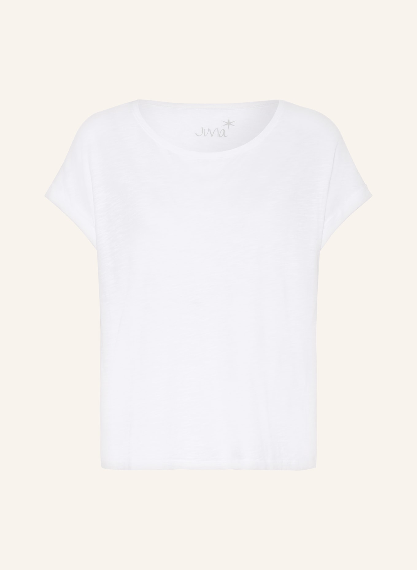Juvia T-shirt SLUB, Color: WHITE (Image 1)