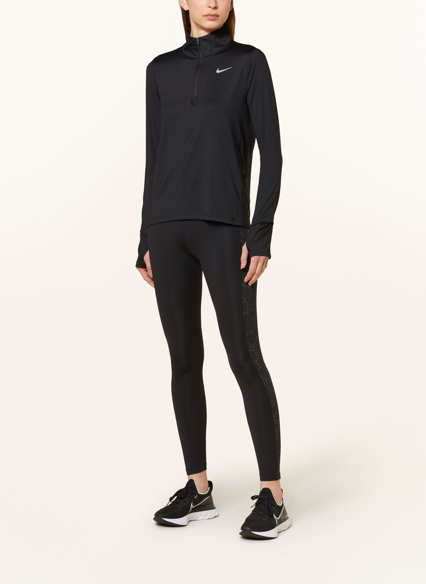 Nike Running shirt, Color: BLACK (Image 2)