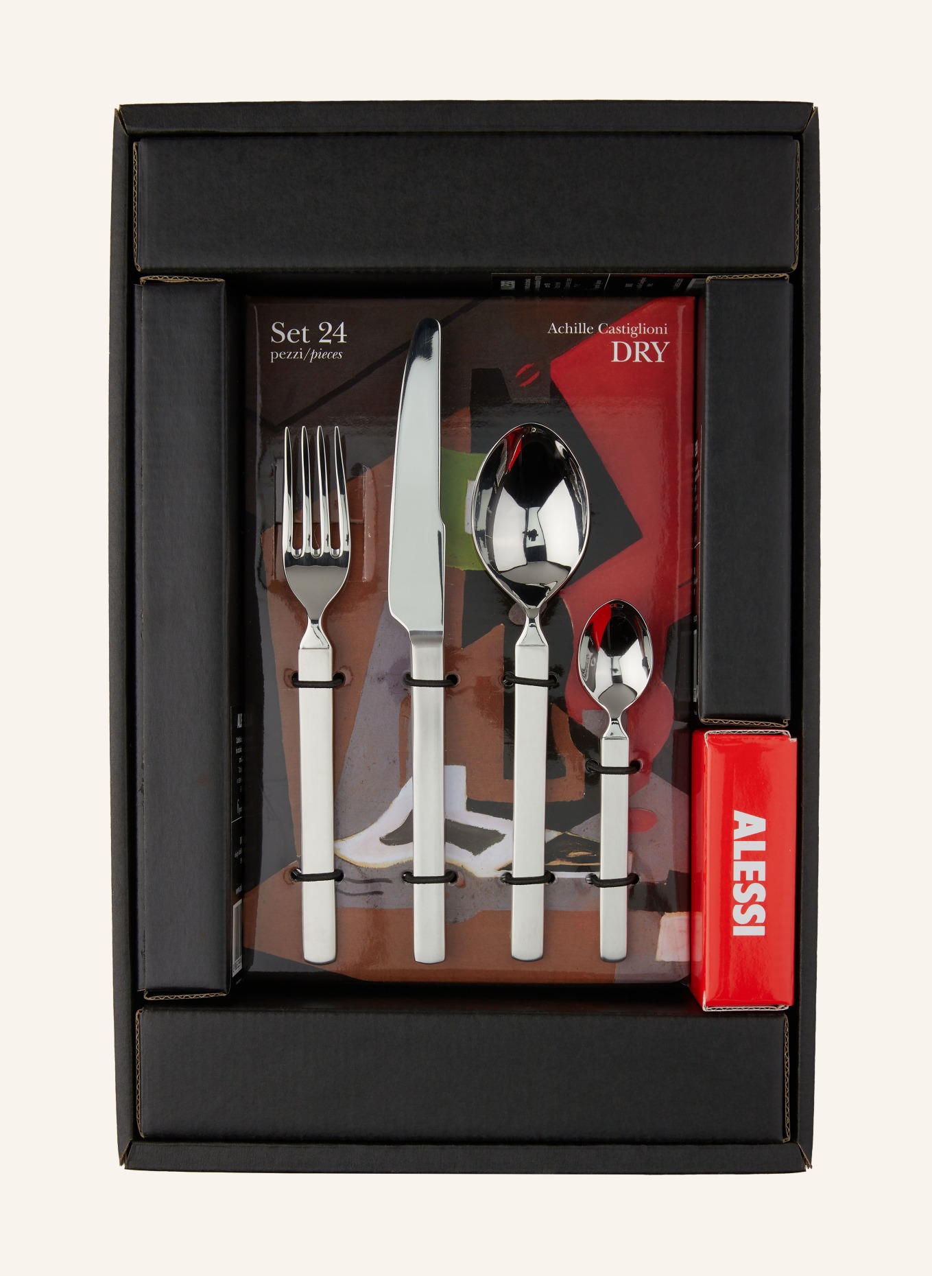 ALESSI 24-piece Cutlery set DRY, Color: SILVER (Image 2)