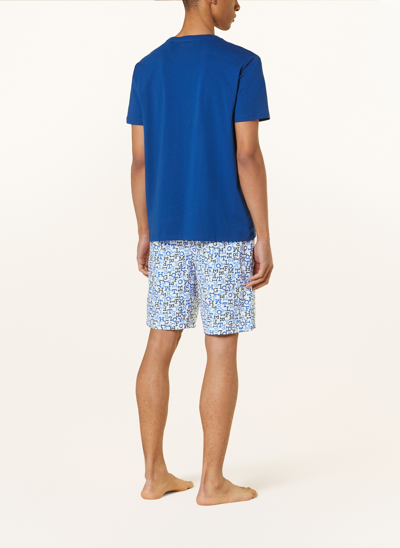 TOMMY HILFIGER Shorty pajamas, Color: DARK BLUE/ WHITE/ BLUE (Image 3)