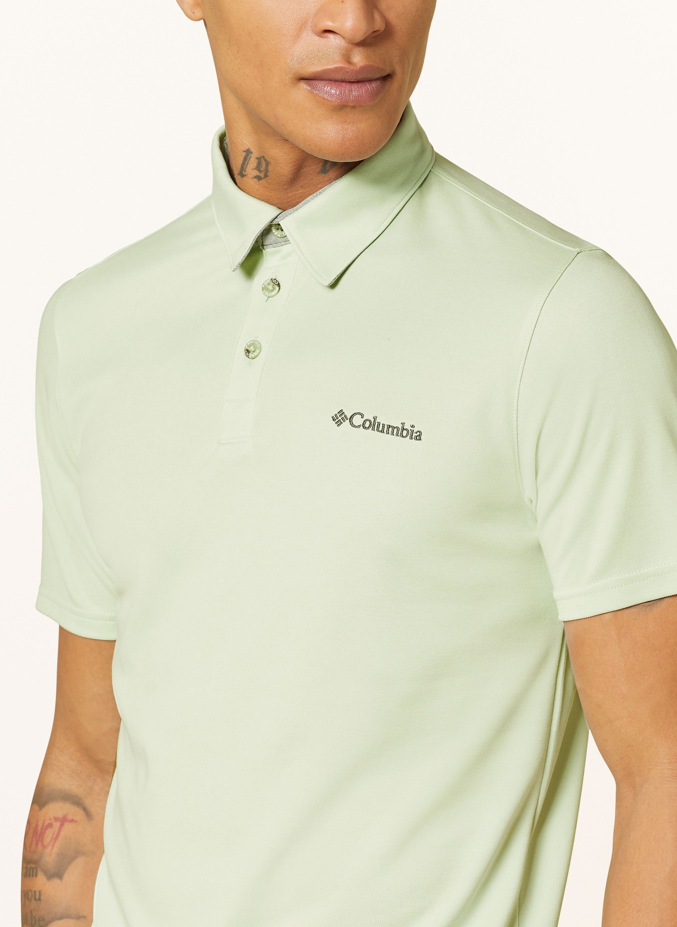 Columbia Jersey-Poloshirt NELSON POINT™ Activ Fit, Farbe: MINT (Bild 4)